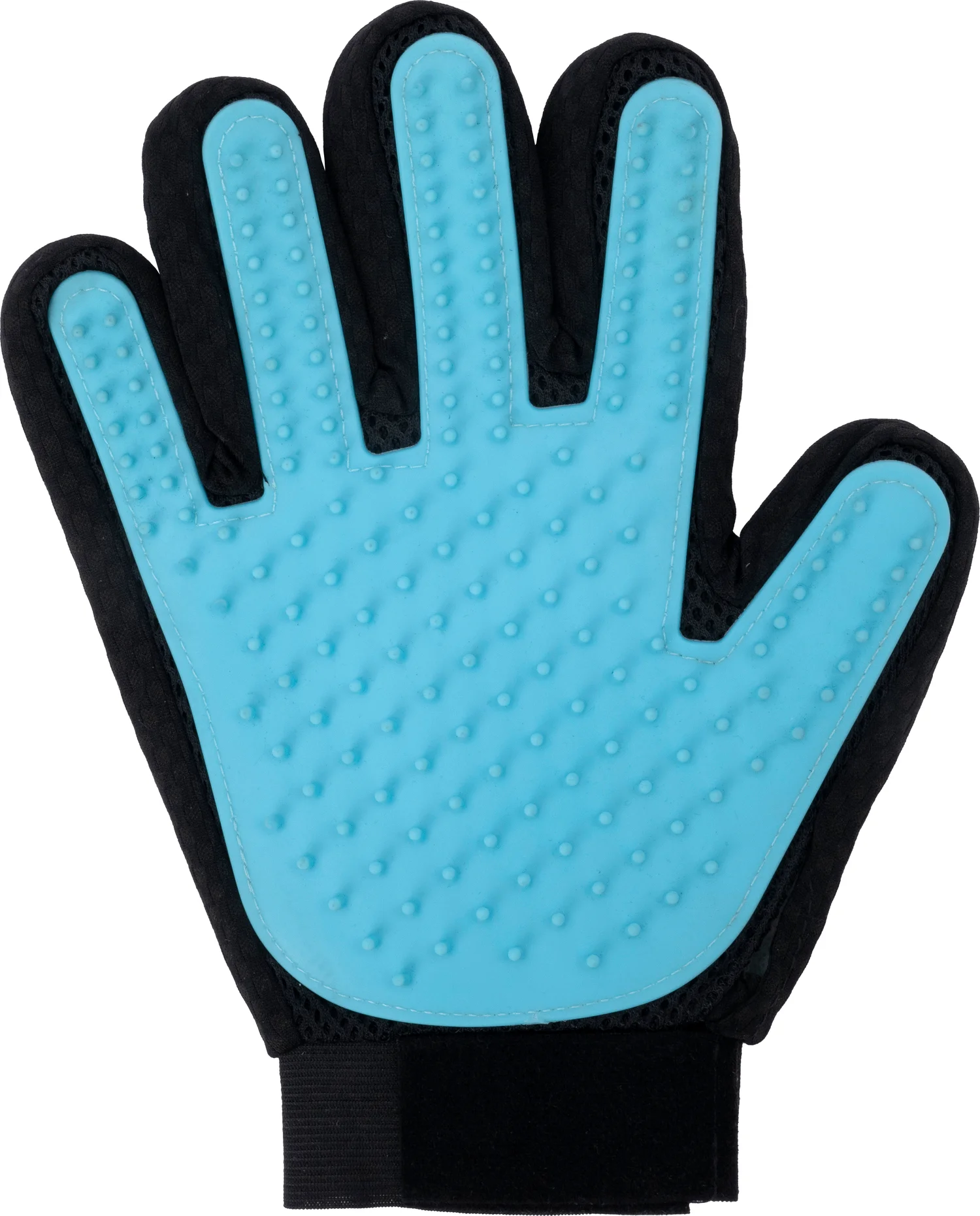 Intratuin handschoenborstel massage blauw 23,5 x 18 x 2 cm