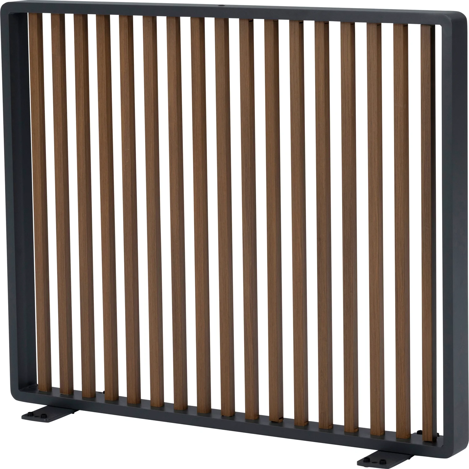 Intratuin tuinscherm Hugo antraciet / naturel 100 x 30 x 120 cm