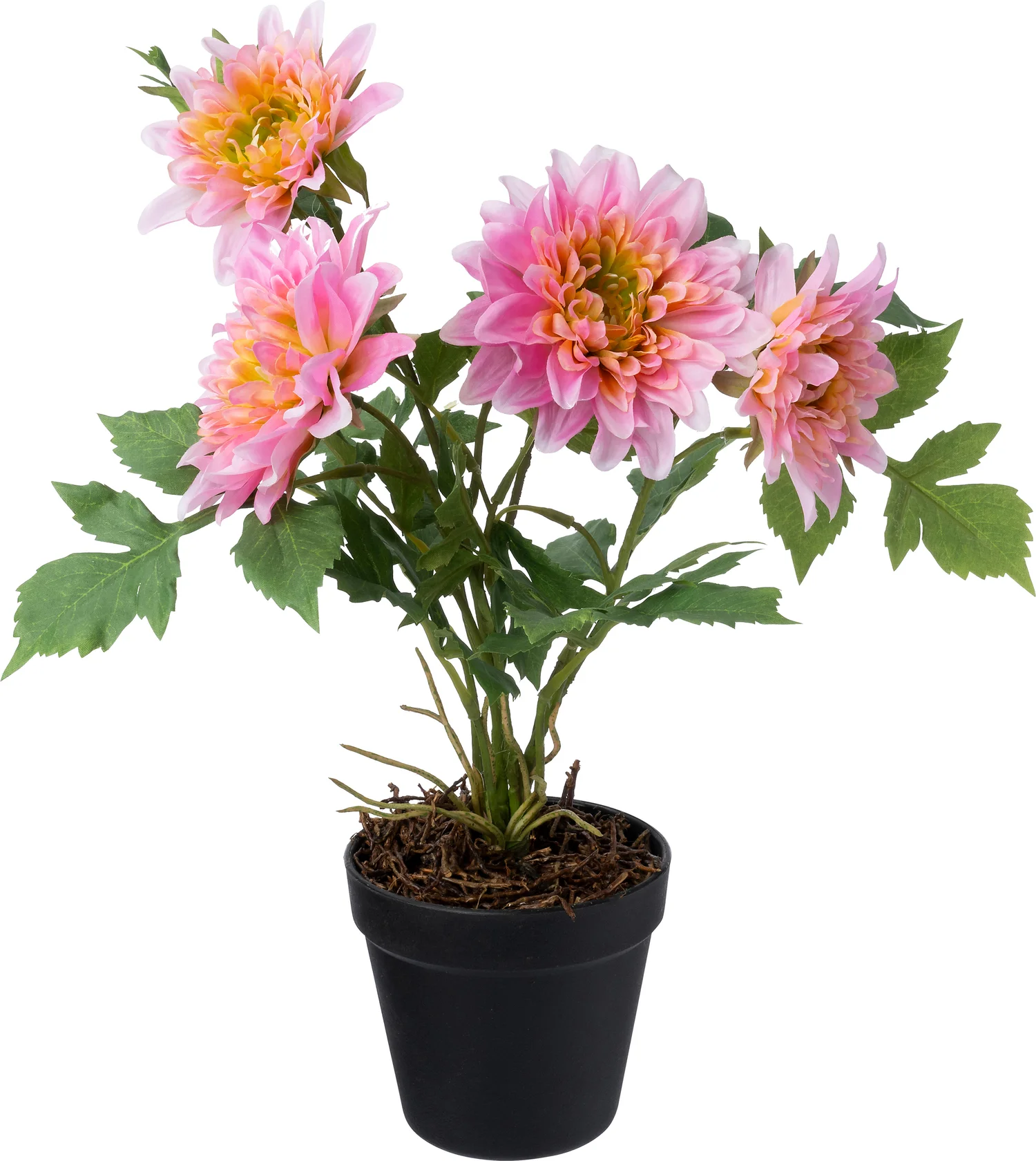 Intratuin kunstplant Dahlia roze 40 x 40 x 45 cm
