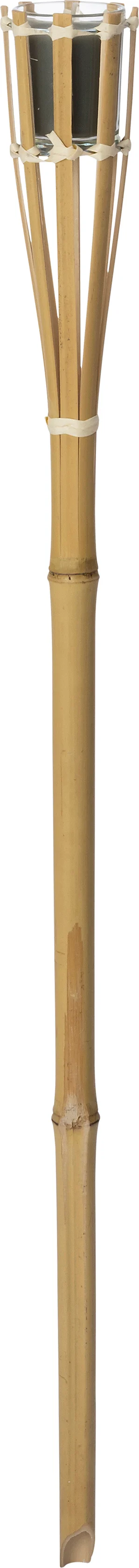 Intratuin kaars Torcia groen / naturel 4 uur D 6,5 H 76 cm