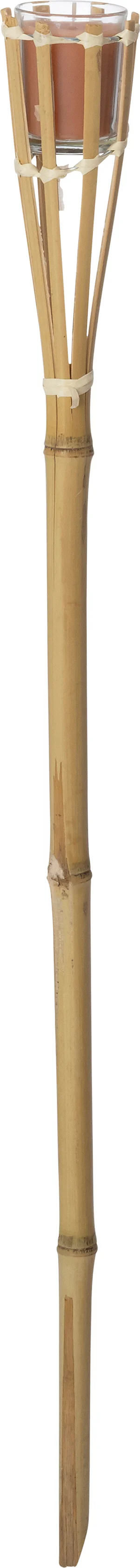 Intratuin kaars Torcia oranje / naturel 4 uur D 6,5 H 76 cm