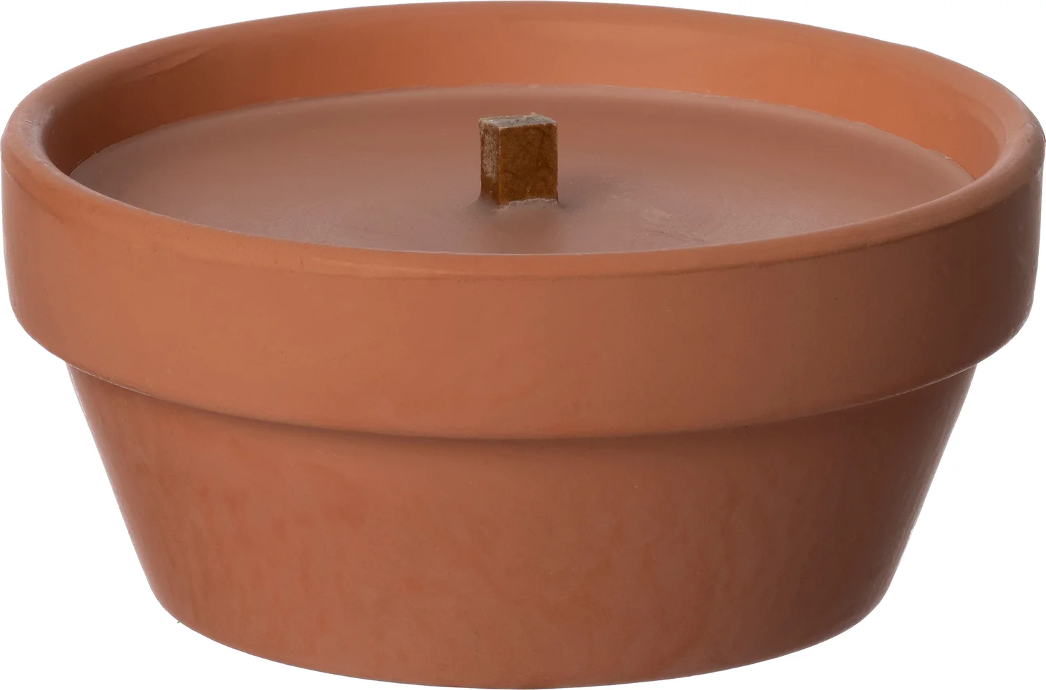 Intratuin kaars in pot Kindra oranje 14 uur D 12 H 5,5 cm