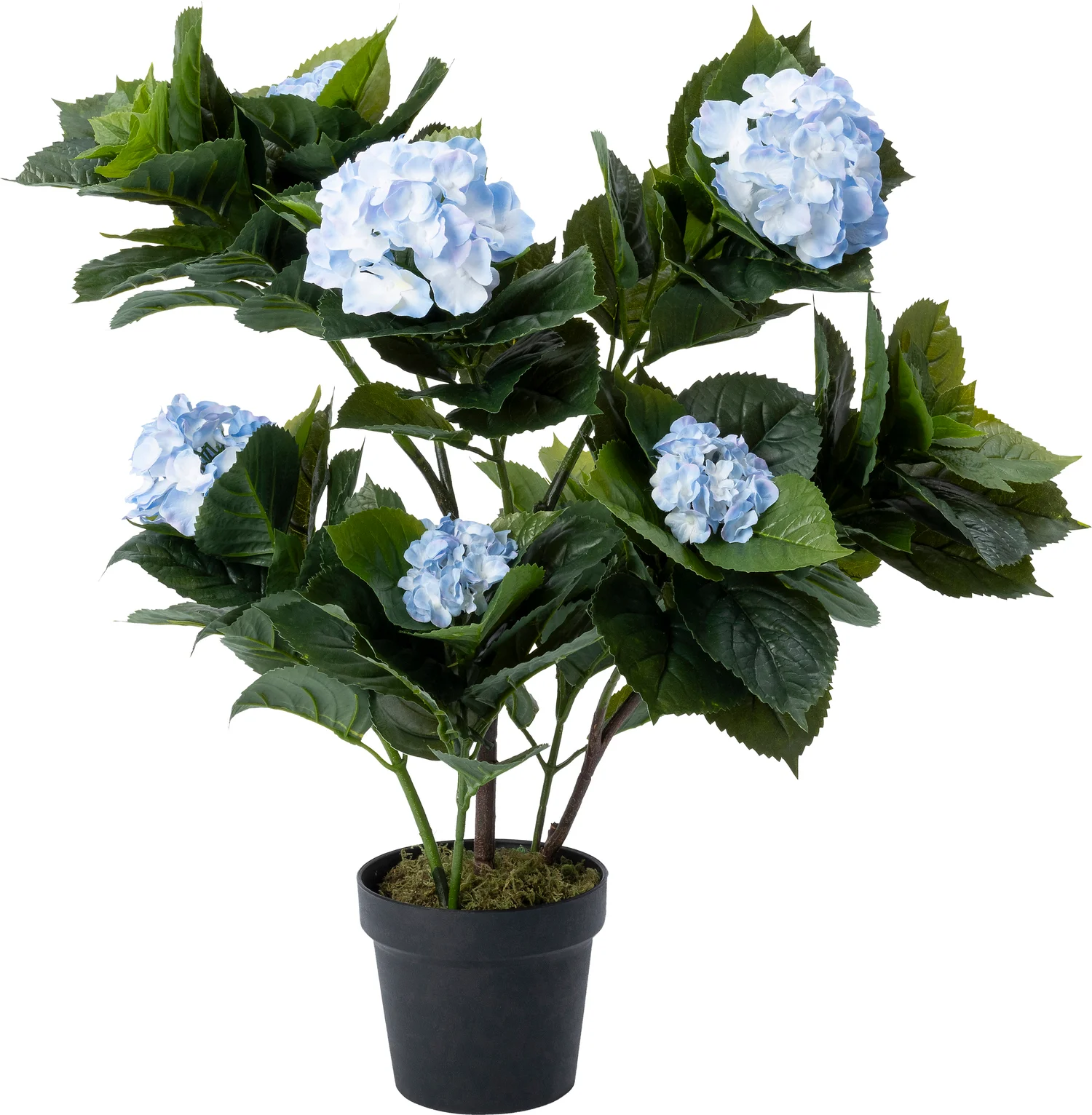 Intratuin kunstplant Hortensia blauw 40 x 30 x 75 cm