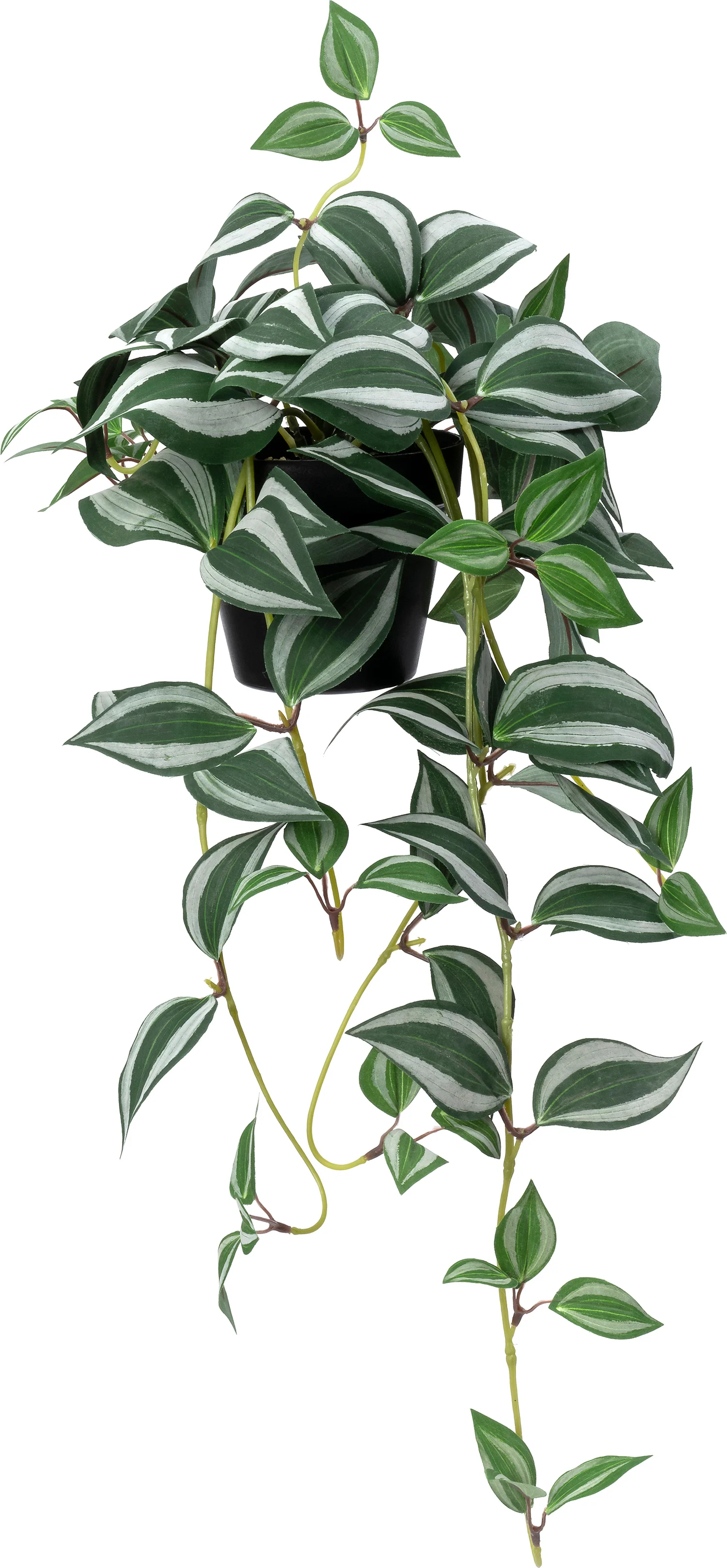 Intratuin kunstplant Vaderplant groen/ grijs 21 x 22 x 70 cm