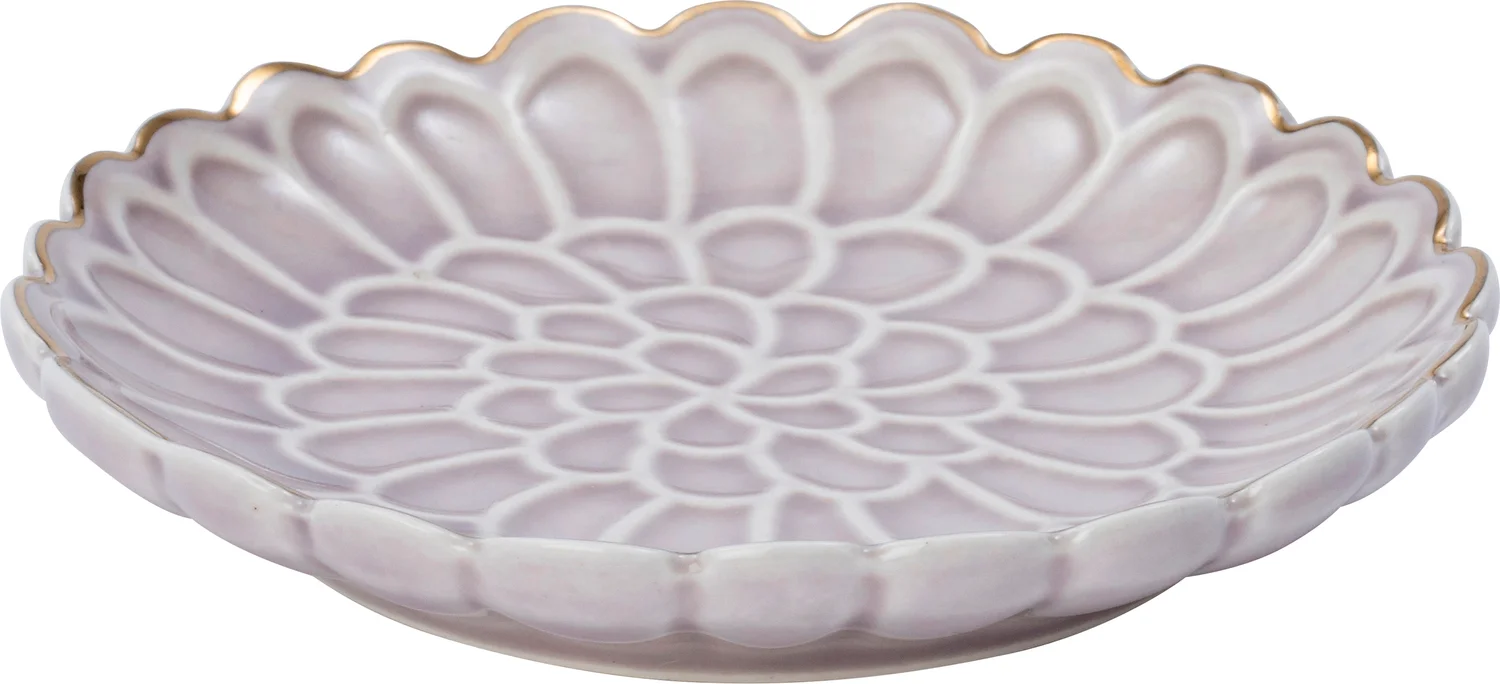 Intratuin decoratiebord Aimee paars D 10 H 1,7 cm
