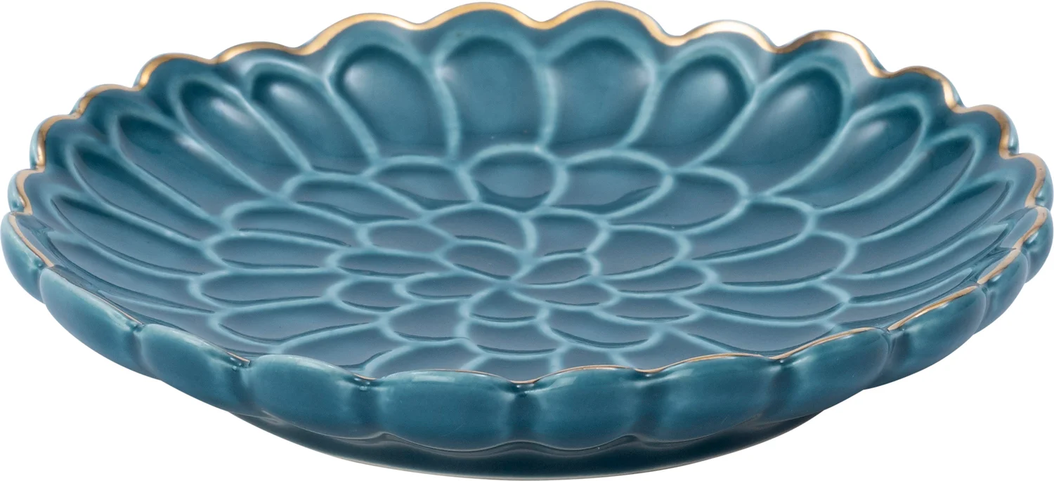 Intratuin decoratiebord Aimee blauw D 10 H 1,7 cm