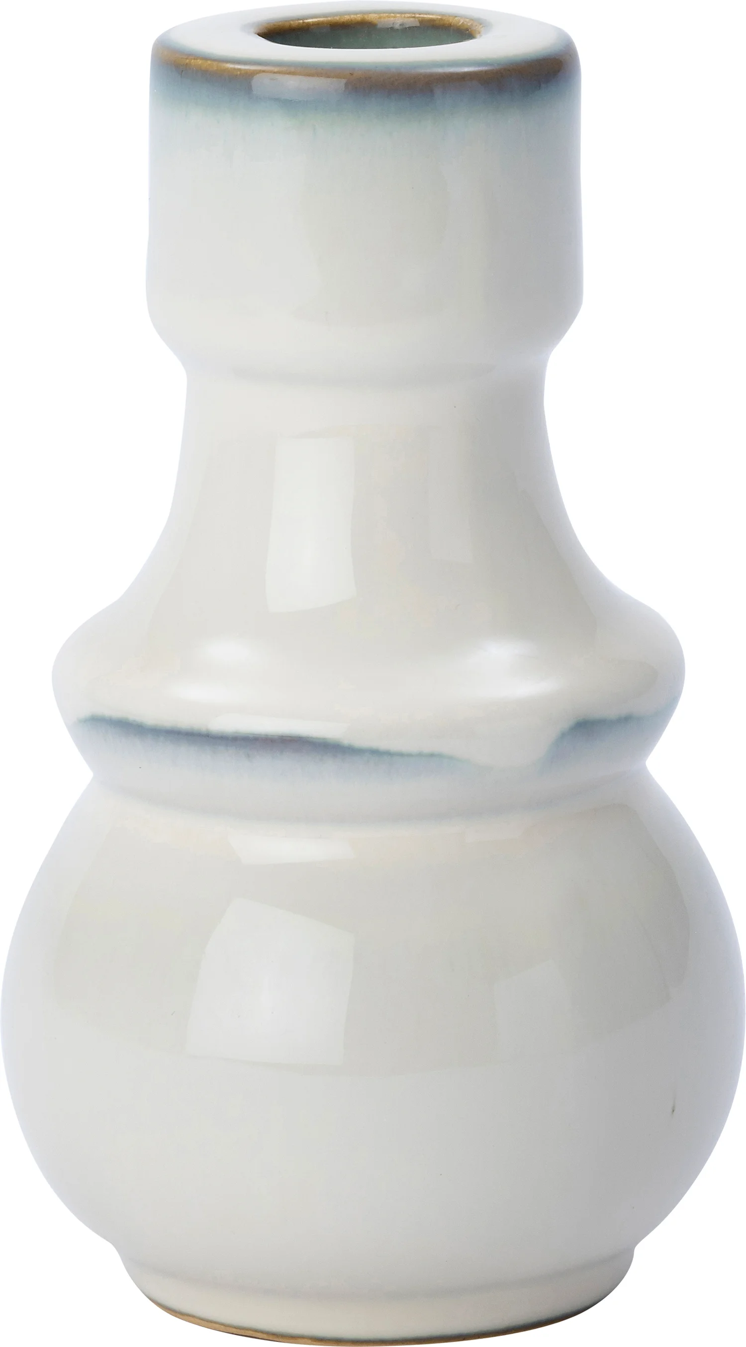 Intratuin kandelaar Axel crème D 6,5 H 12,2 cm