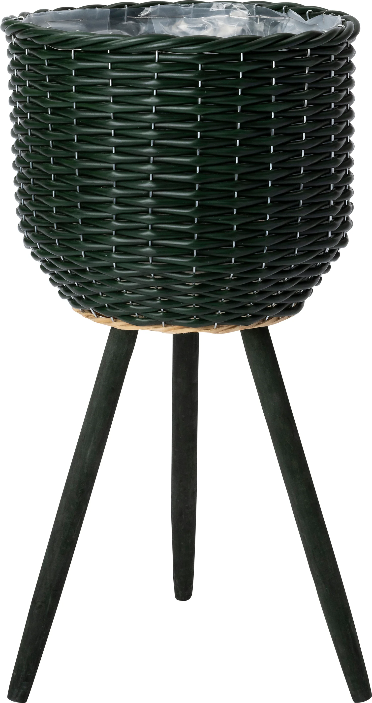 Intratuin plantenmand op poten Bobby groen D 29 H 59 cm