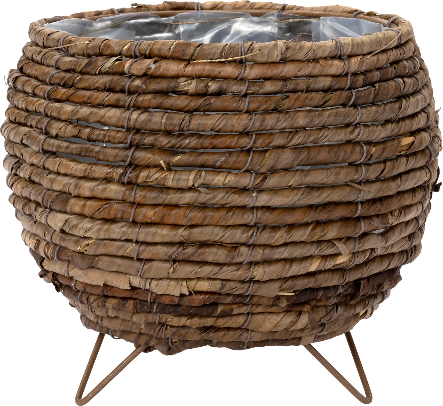 Intratuin plantenmand Kitty naturel D 22 H 18 cm