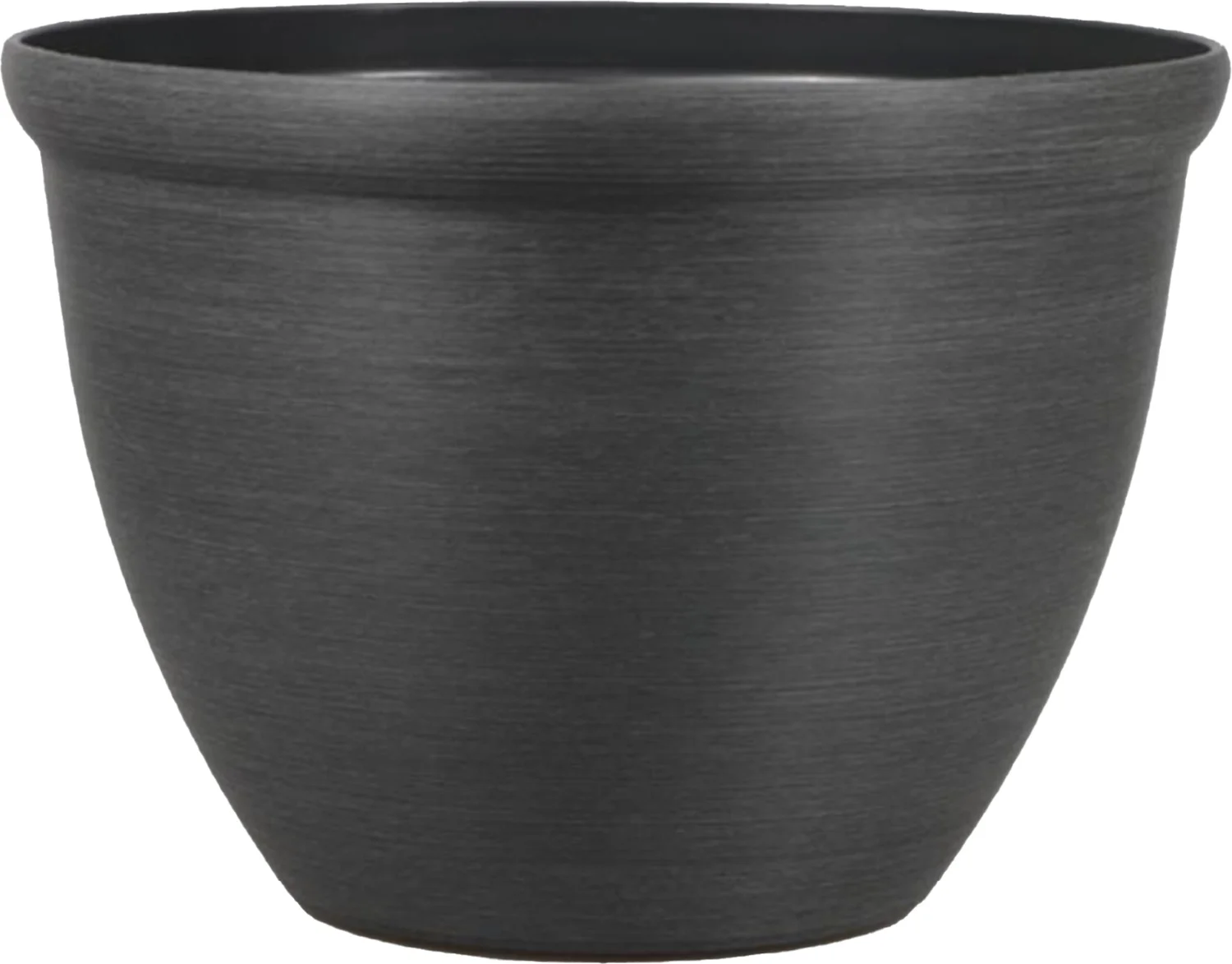 Intratuin bloempot Abel antraciet D 29,8 H 25 cm