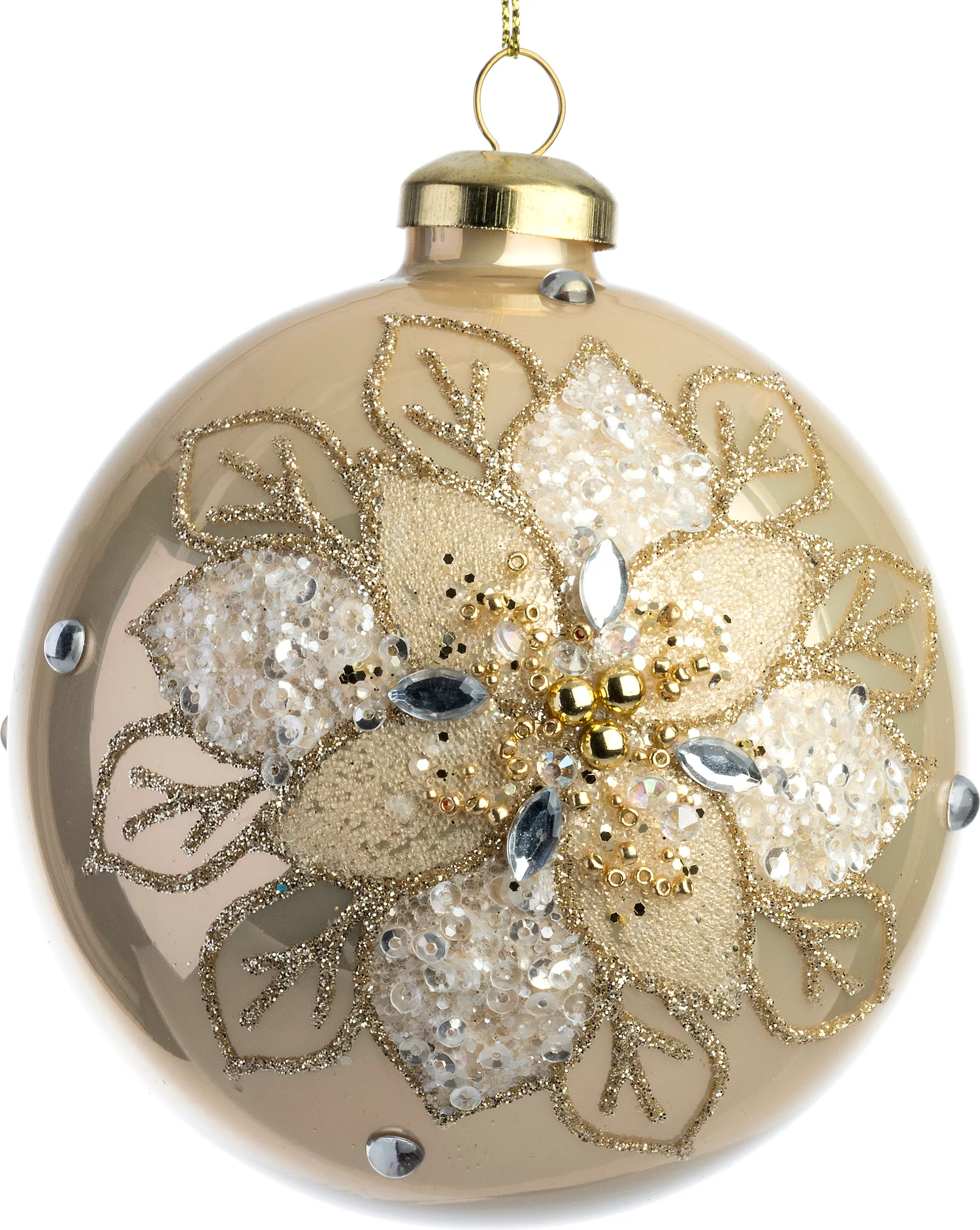 Intratuin kerstbal Muthill goud D 10 cm