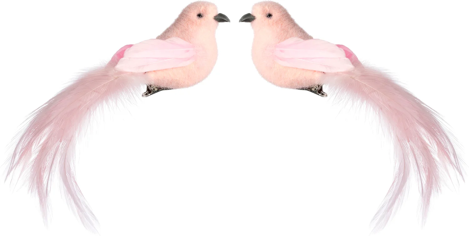 Intratuin paasclip vogel roze 17 x 4 x 5 cm