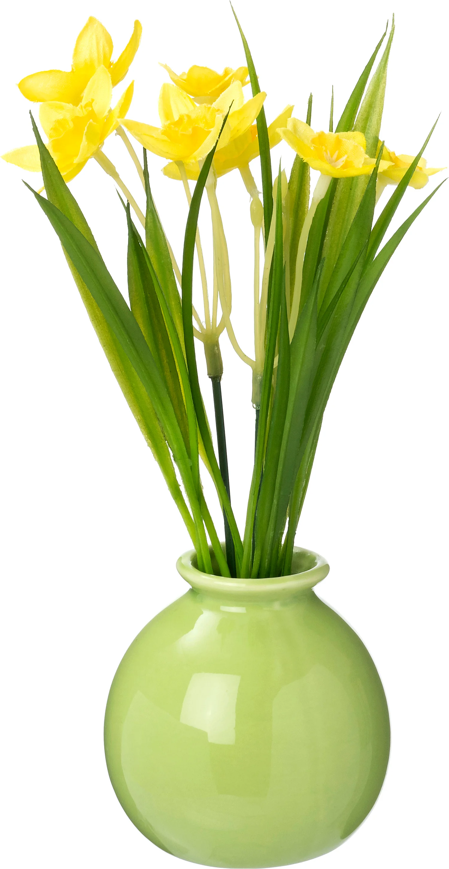 Intratuin kunstplant Narcis geel 9 x 9 x 32 cm