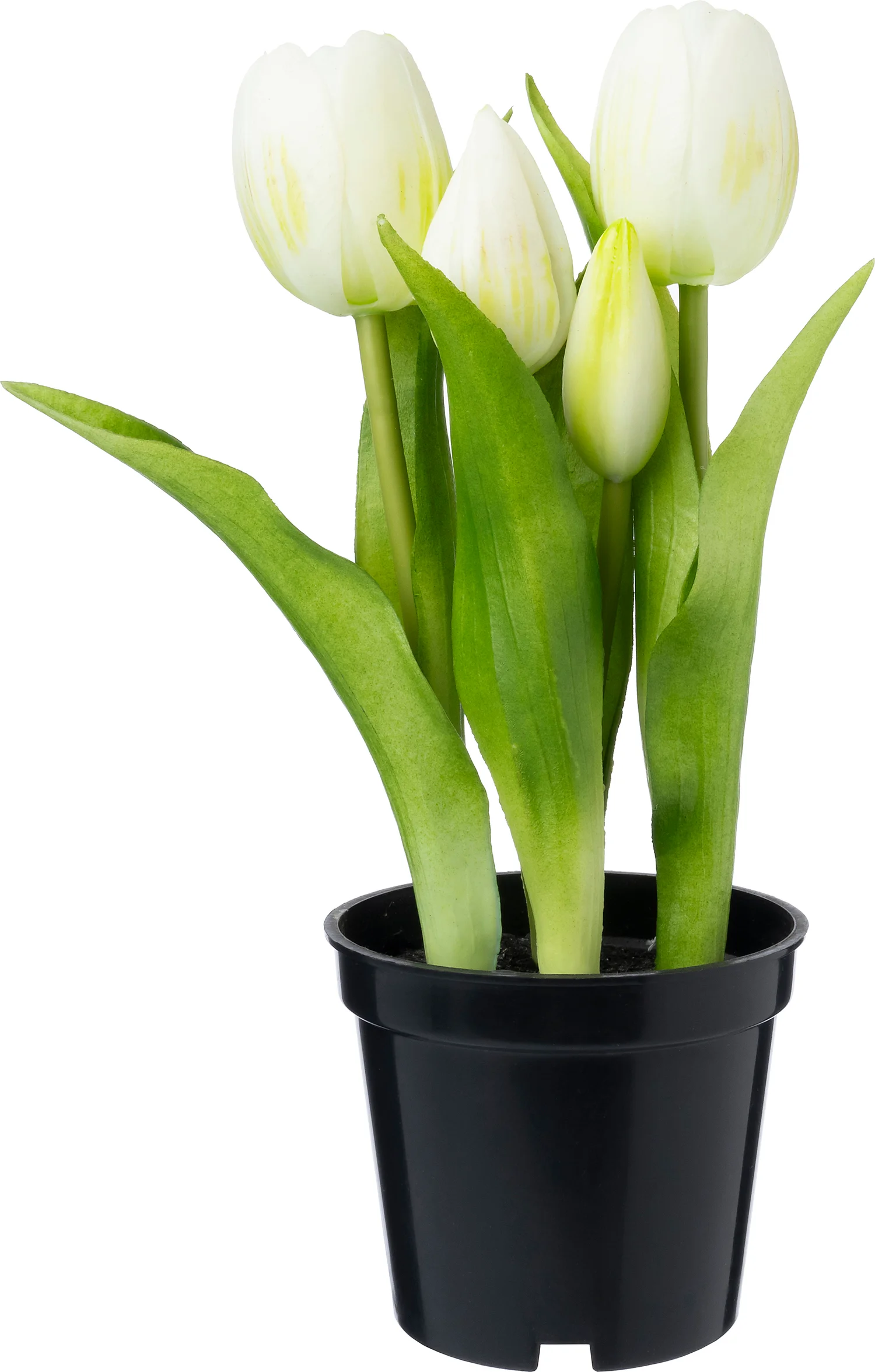 Intratuin kunstplant Tulp wit 8 x 8 x 24 cm