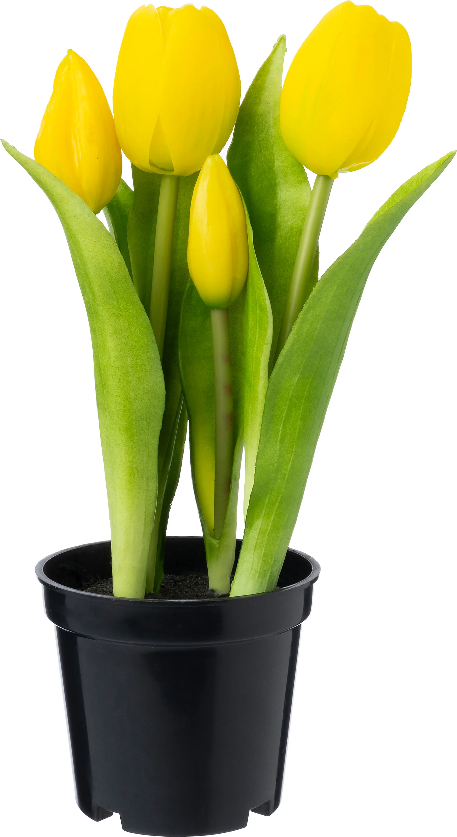 Intratuin kunstplant Tulp geel 8 x 8 x 24 cm