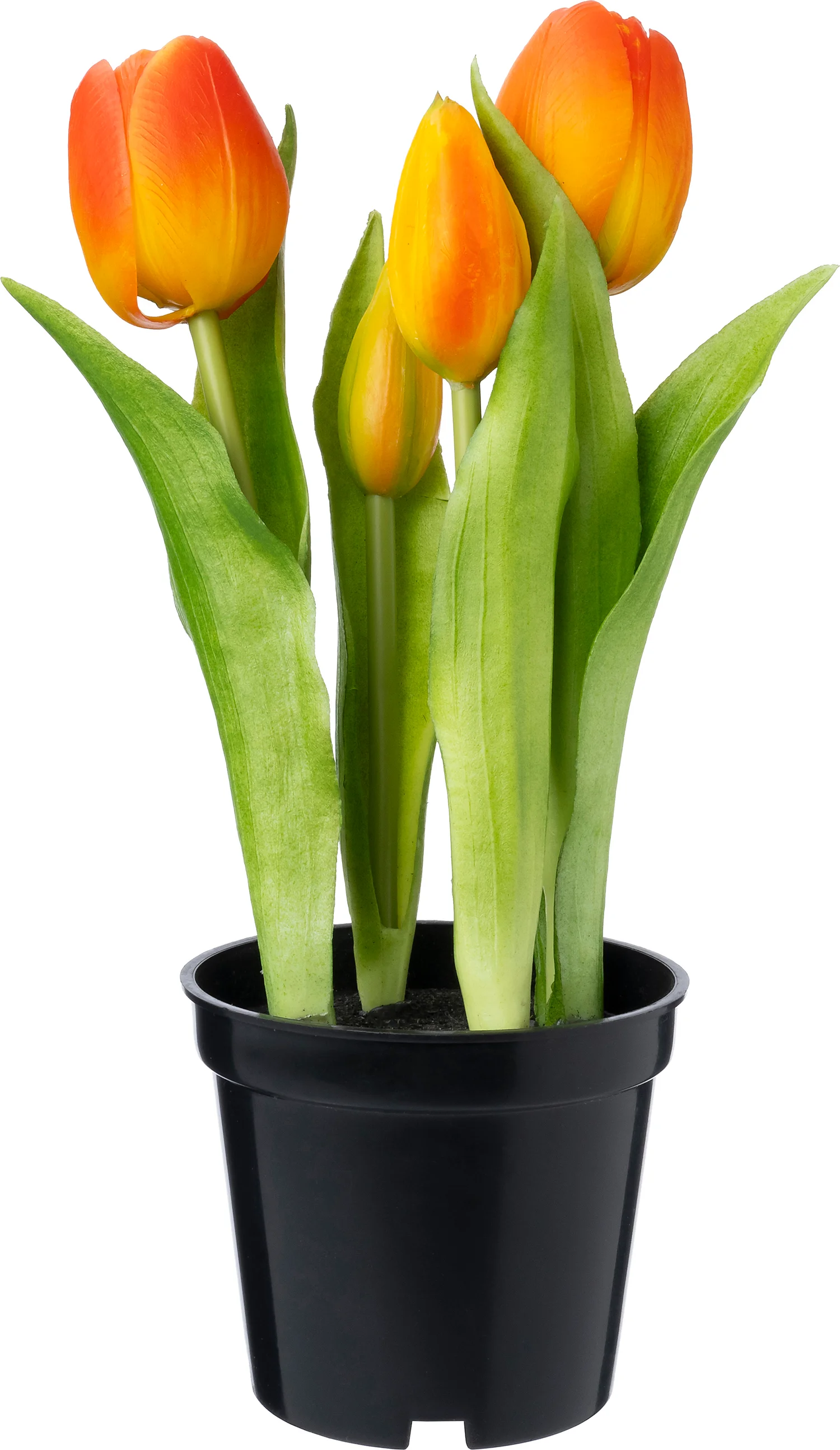 Intratuin kunstplant Tulp oranje 8 x 8 x 24 cm