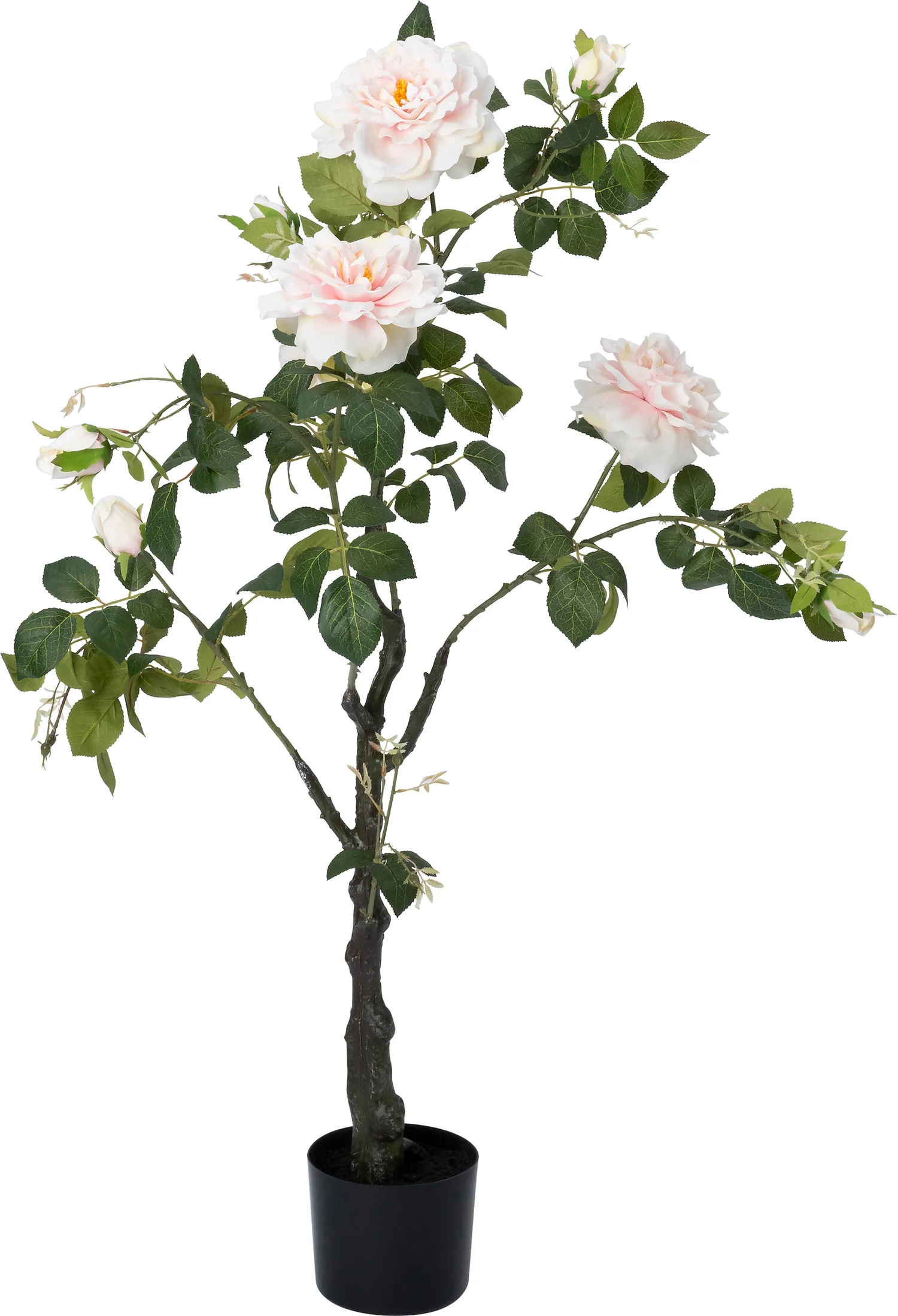Intratuin kunstplant Roos licht roze 15 x 15 x 110 cm