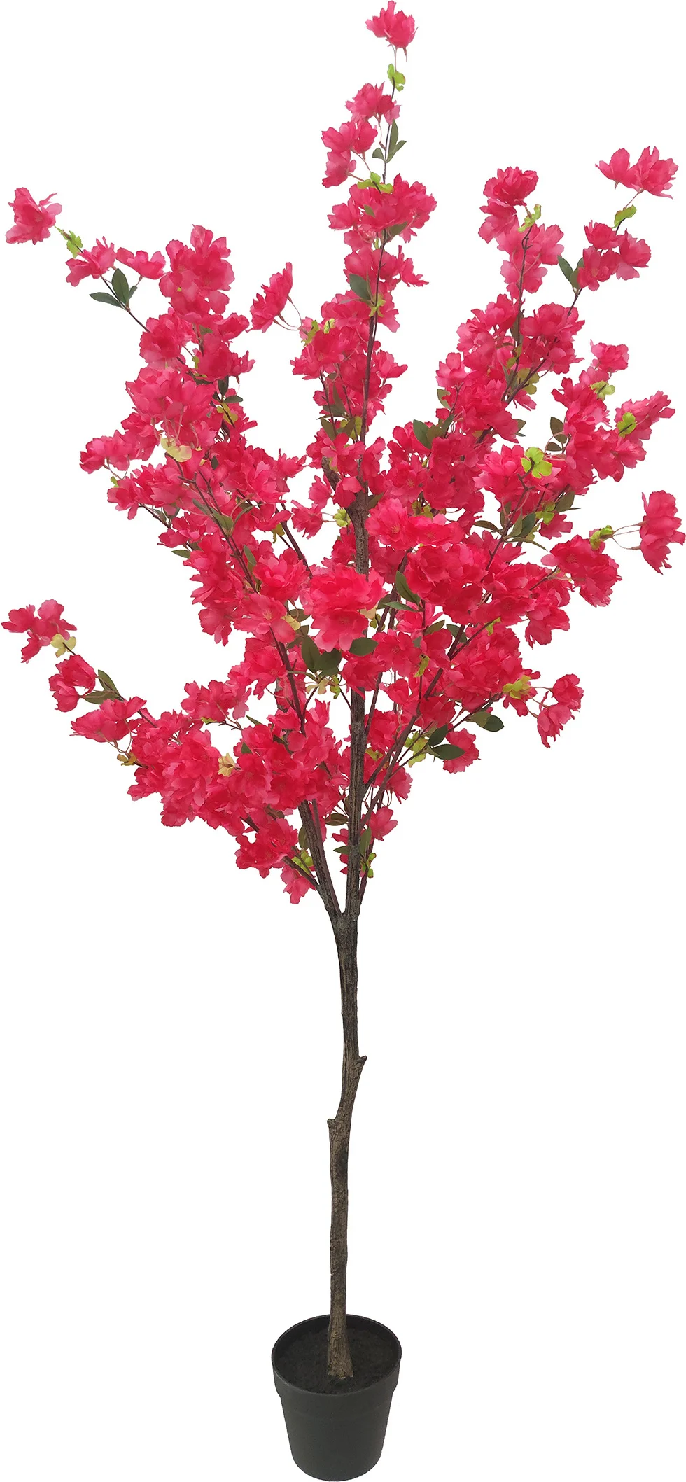 Intratuin kunstplant Japanse Sierkers donker roze D 17,5 H 180 cm
