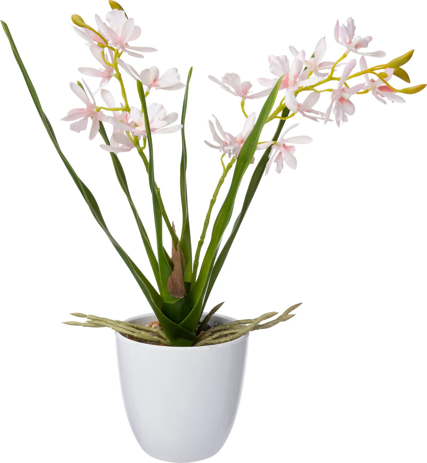 Intratuin kunstplant Vlinderorchidee roze 18 x 15 x 37 cm
