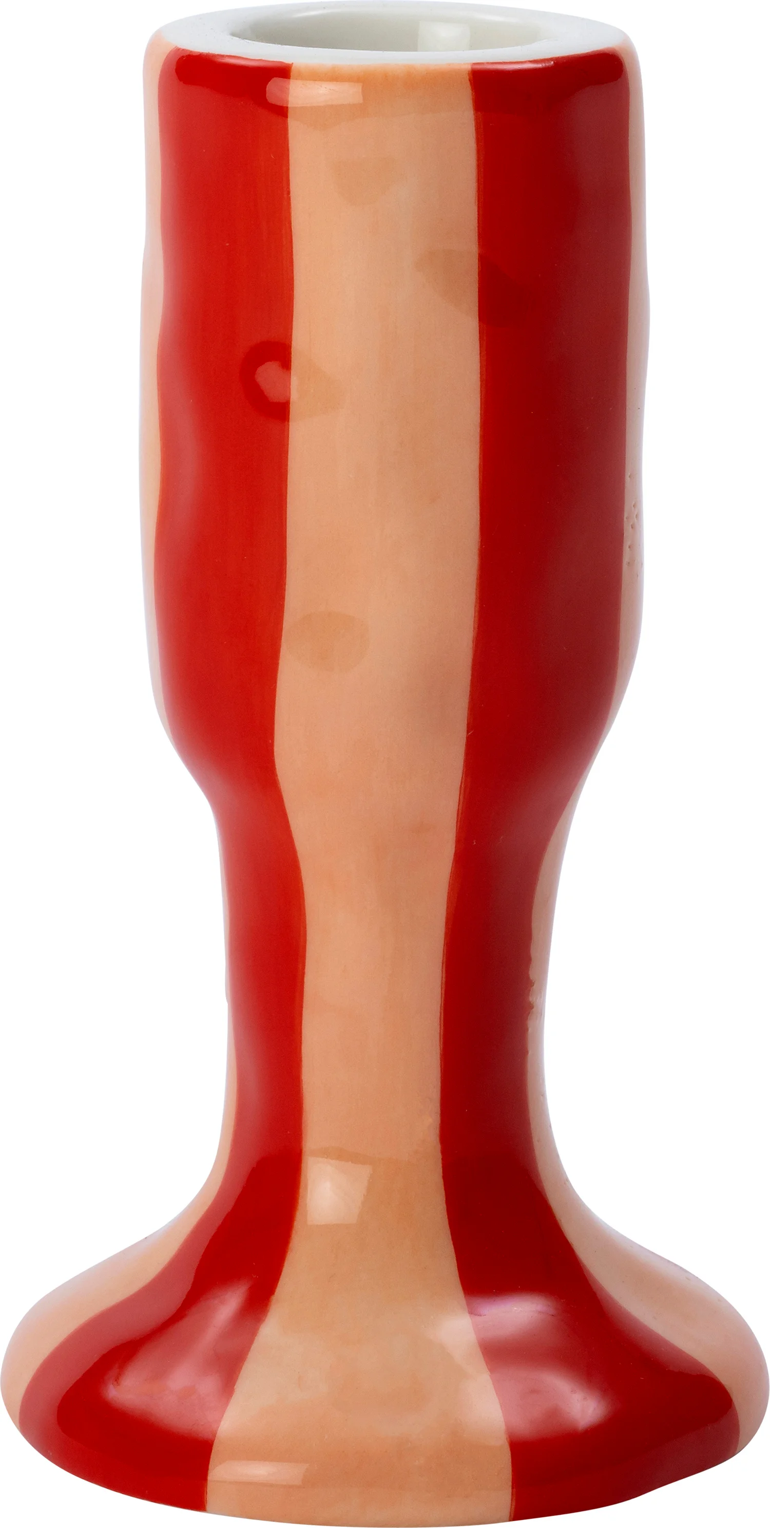 Intratuin kandelaar Kara rood / oranje D 7 H 12 cm