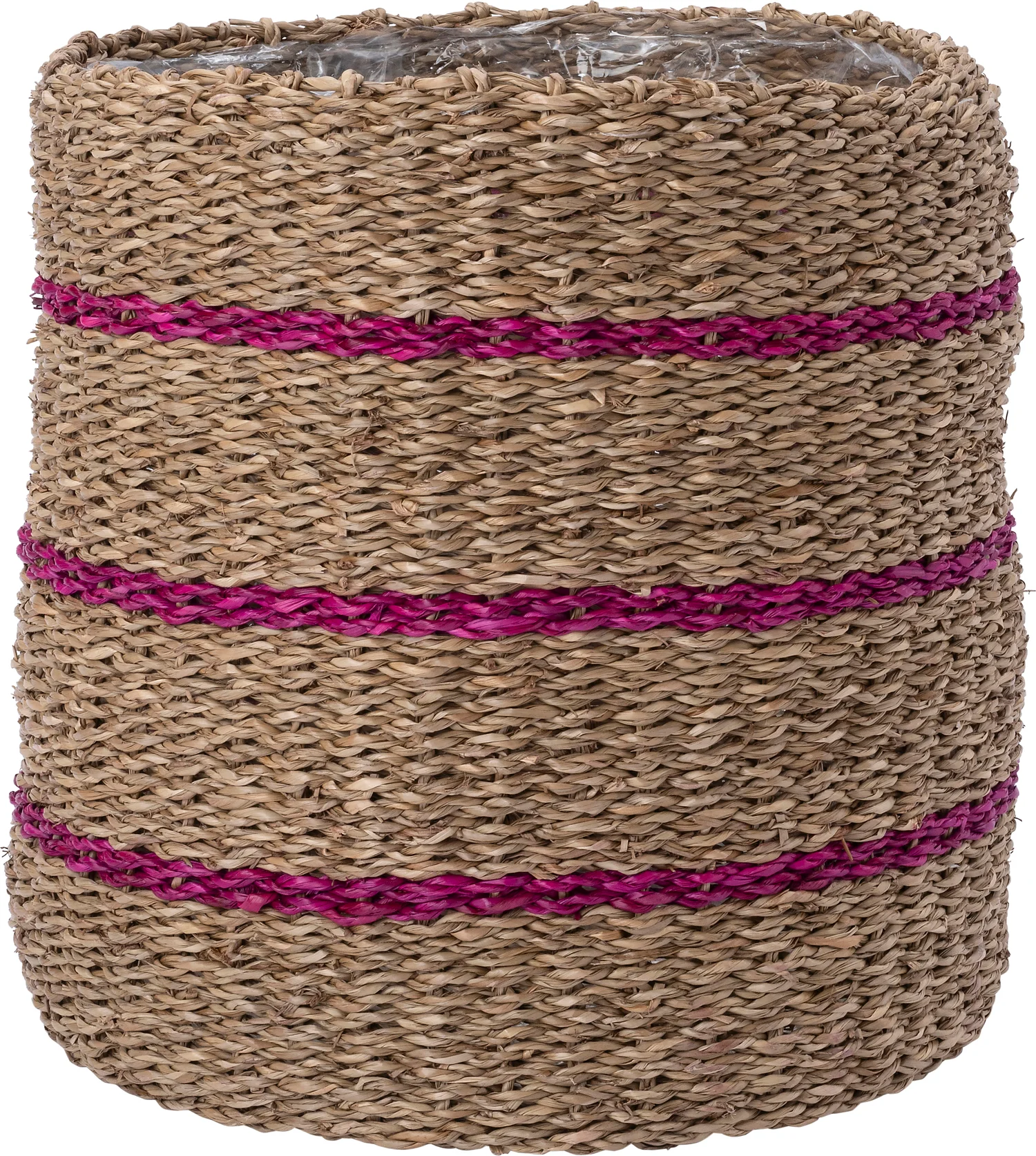 Intratuin plantenmand Stijn naturel / roze D 26 H 28 cm
