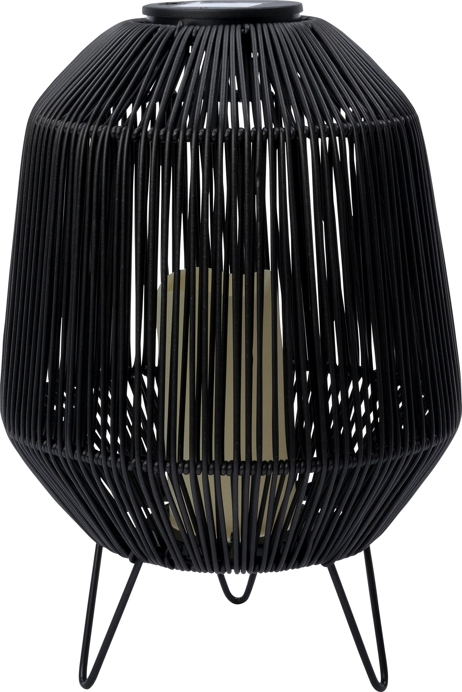 Intratuin lantaarn Burgos zwart D 26 H 37 cm