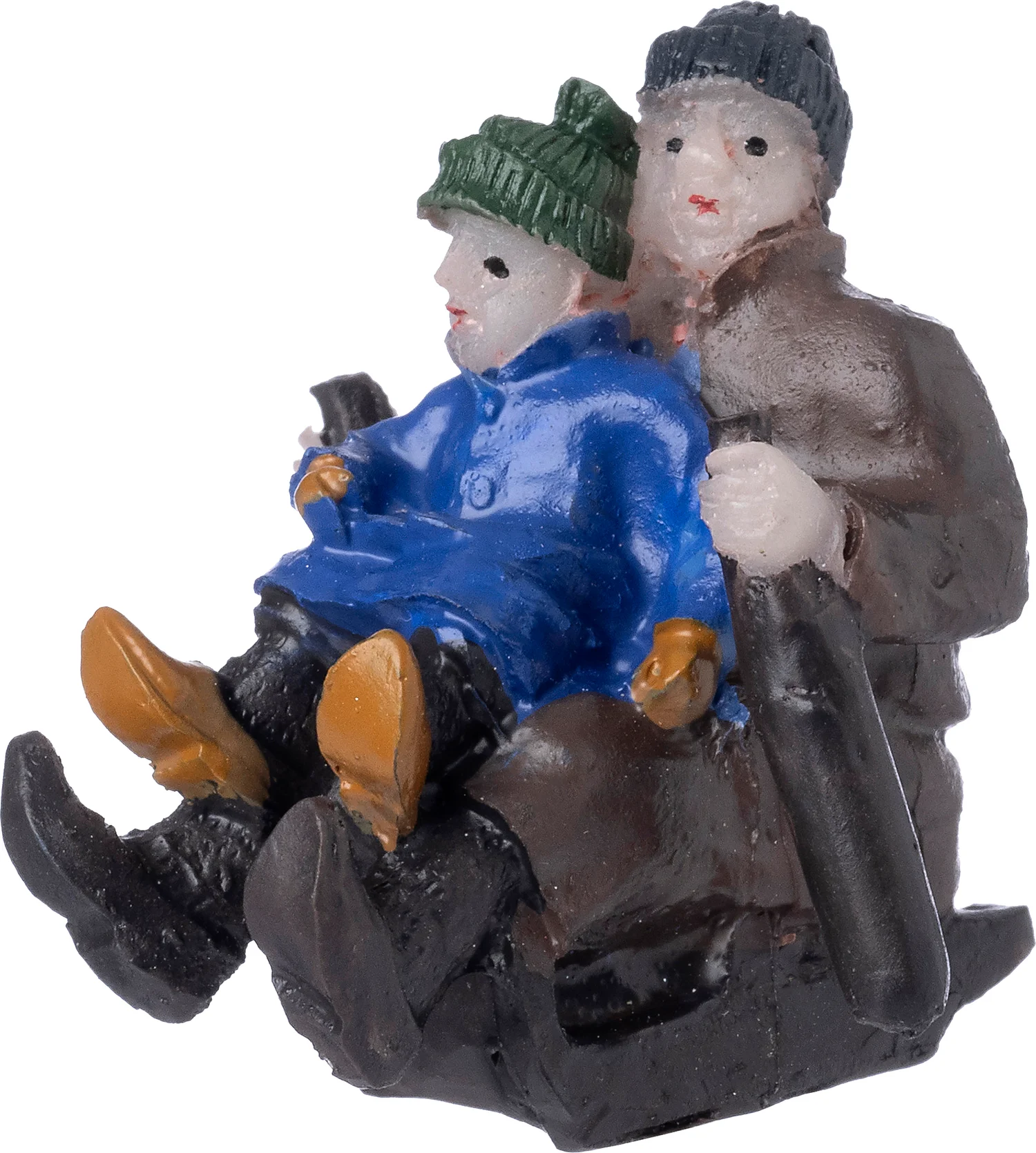 Intratuin Holland kerstdorpminiatuur priksleeën 9 x 4,3 x 14 cm