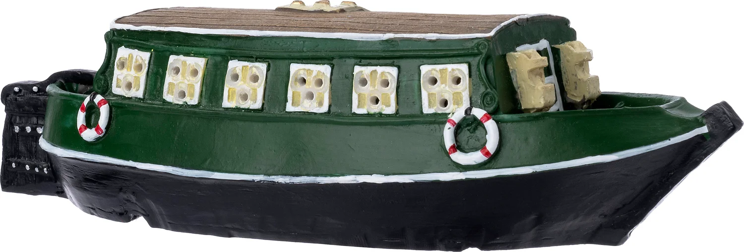 Intratuin Holland kerstdorpminiatuur sleepboot 24 x 11 x 9 cm