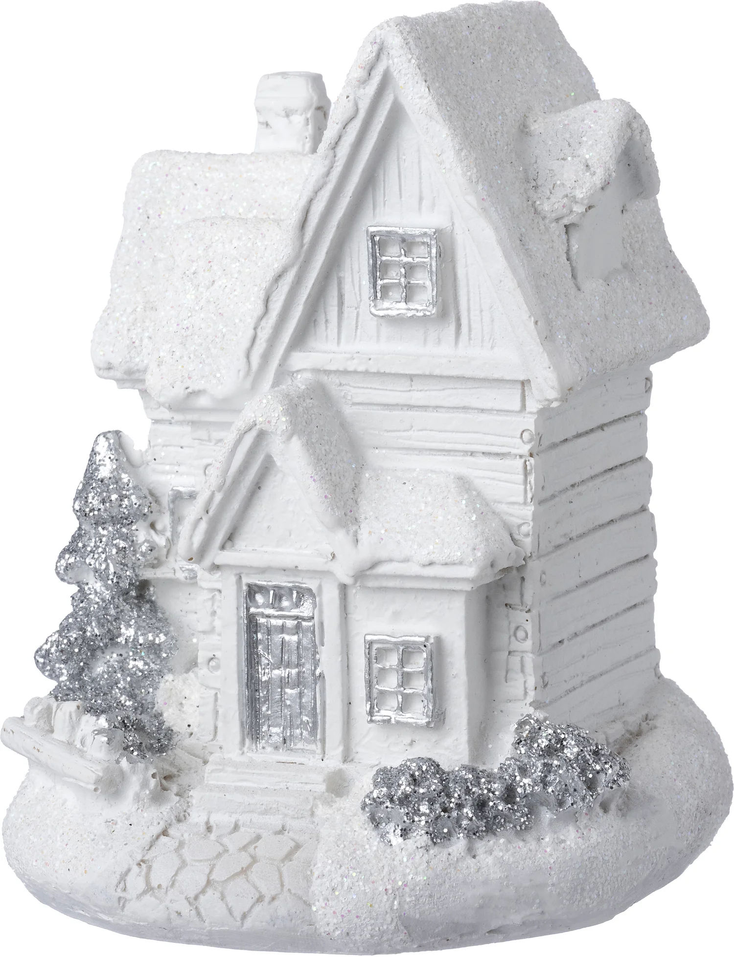 Intratuin kersthuisje Trondheim variant 7 wit 7,3 x 5,5 x 10,4 cm
