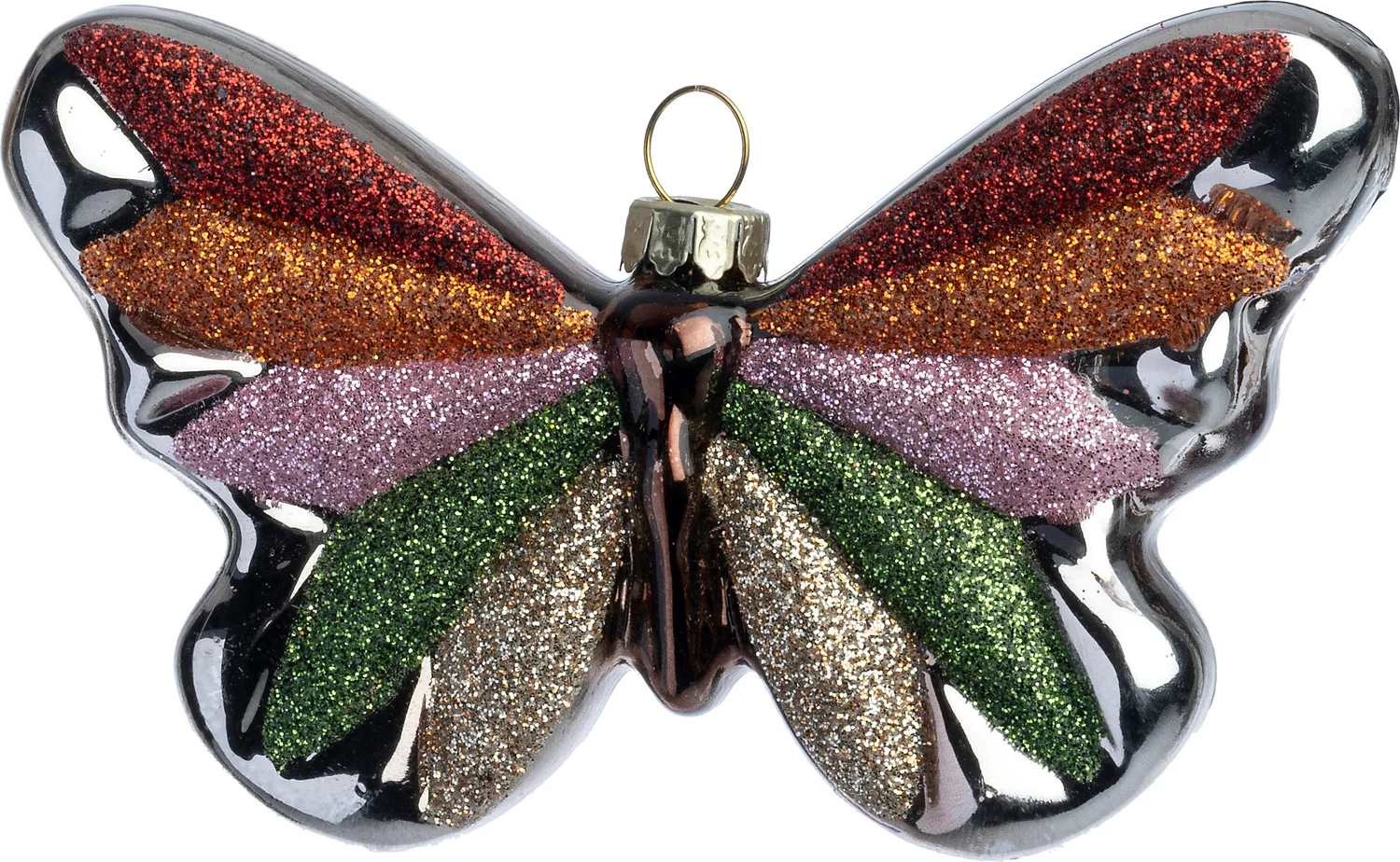 Intratuin kerst ornament vlinder 10,7 x 2,2 x 6,8 cm