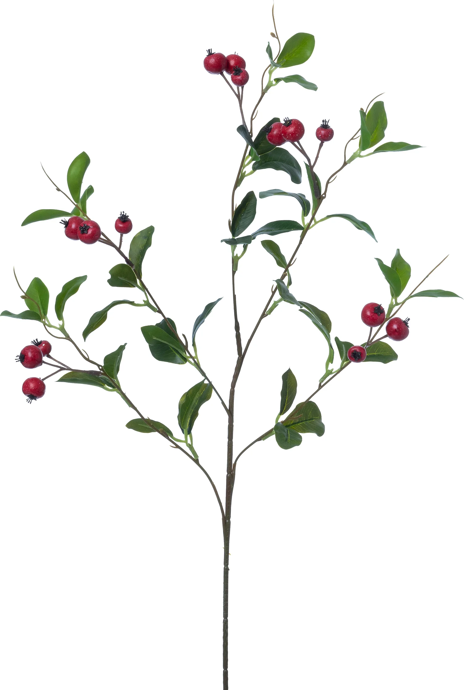 Intratuin kunsttak Meidoorn rood H 85 cm