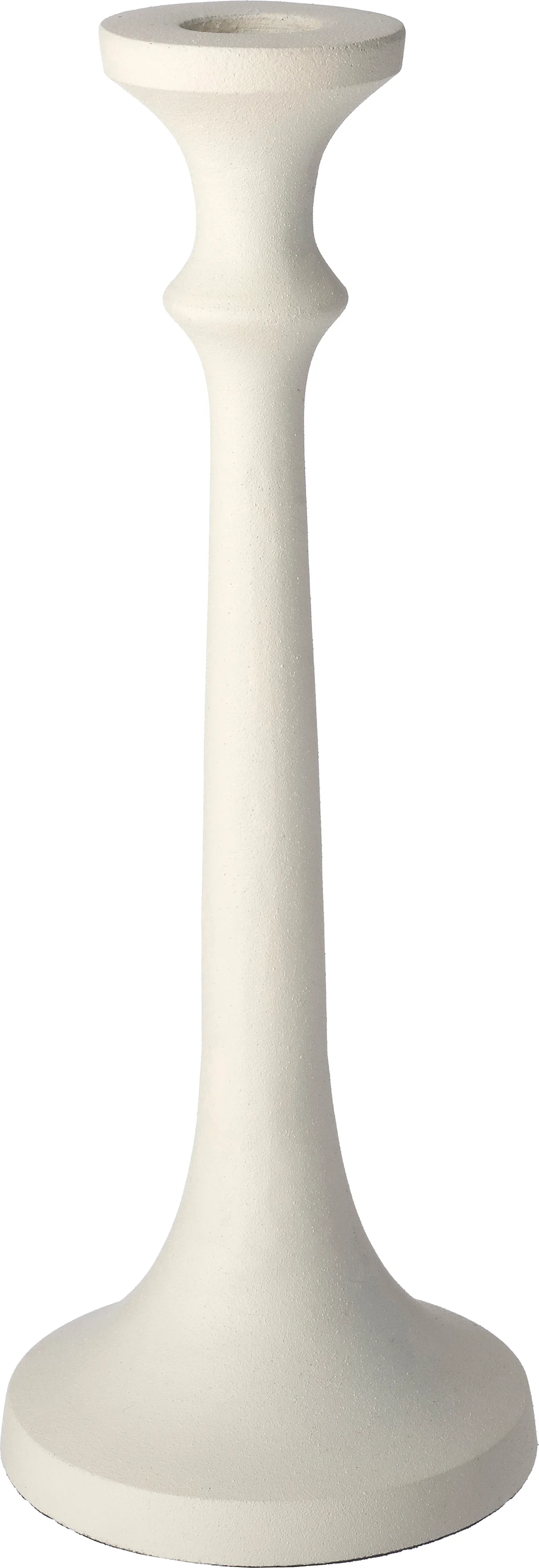 Intratuin kandelaar Alonso wit D 9 H 25 cm