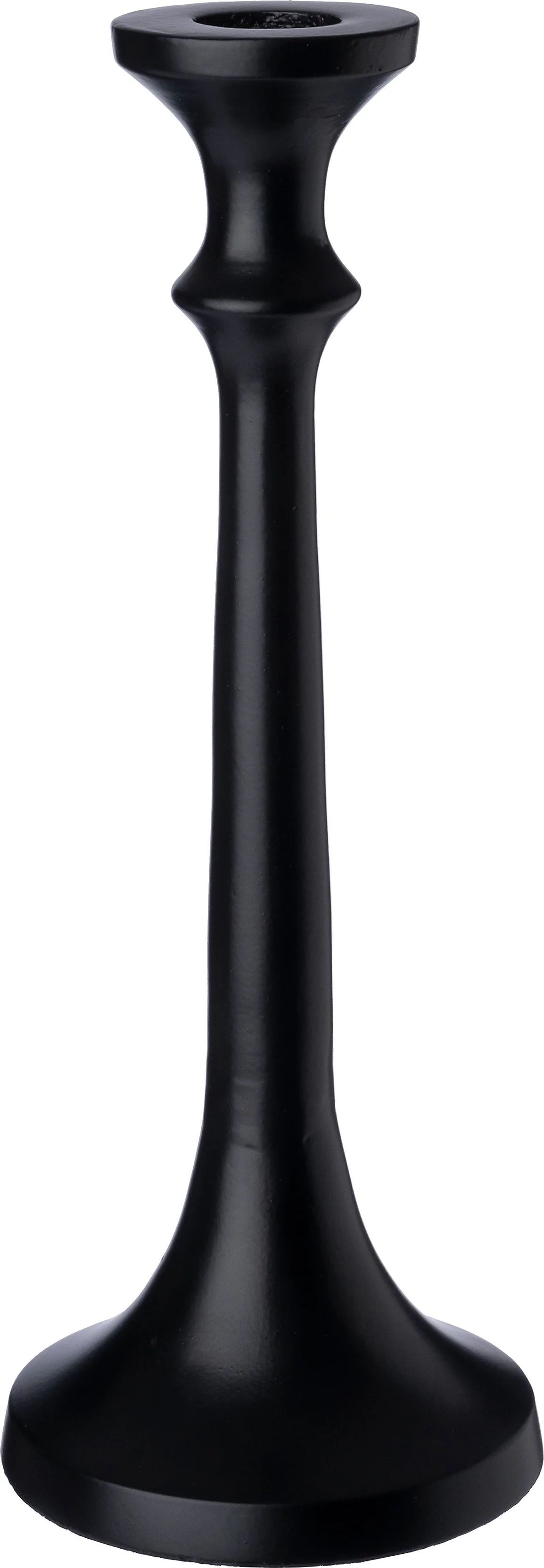 Intratuin kandelaar Mateo zwart D 9 H 25 cm
