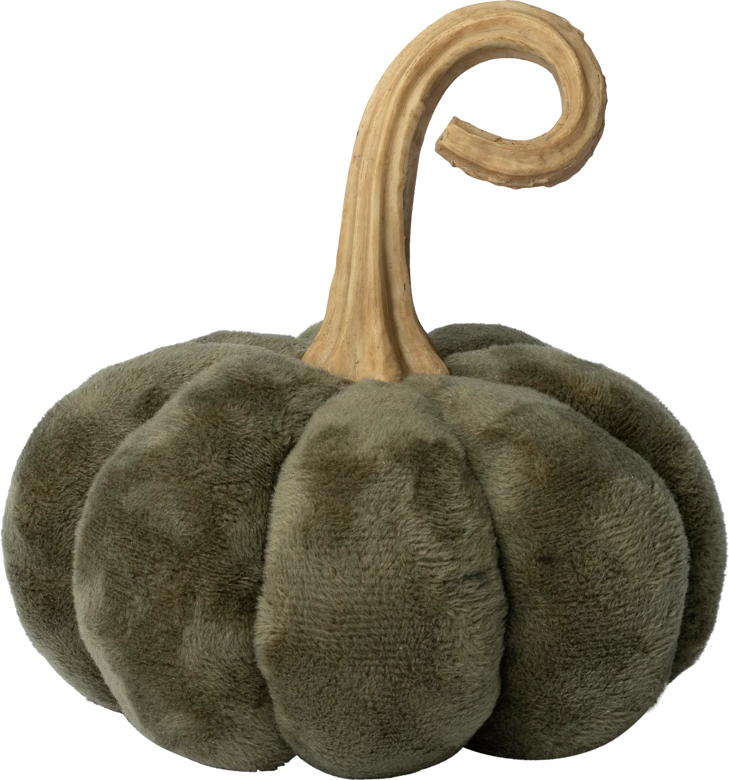 Intratuin halloween decoratie Ezra pompoen donkergroen D 14 H 13 cm