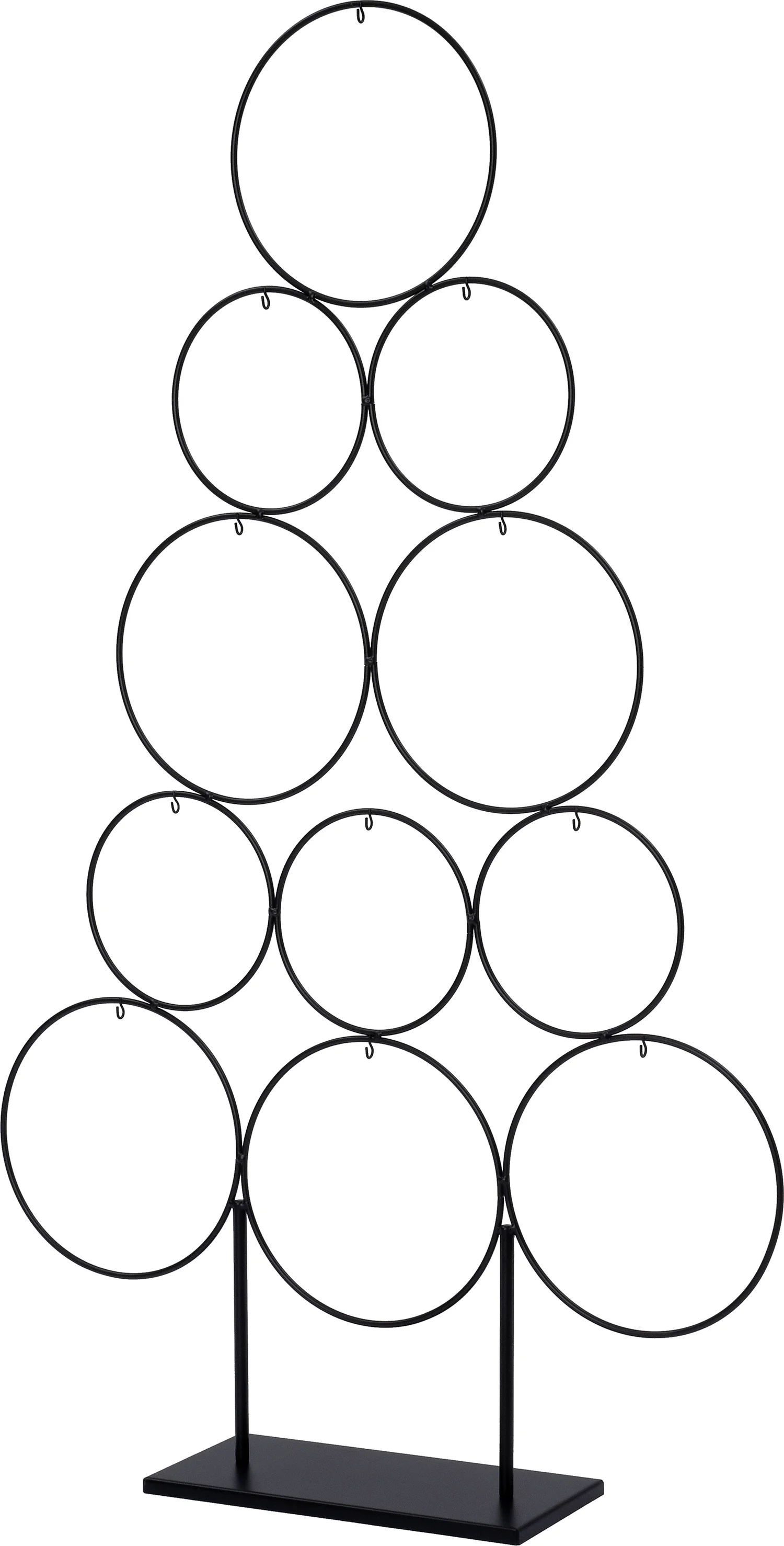 Intratuin kerstbal standaard Gera zwart 39 x 12 x 69 cm