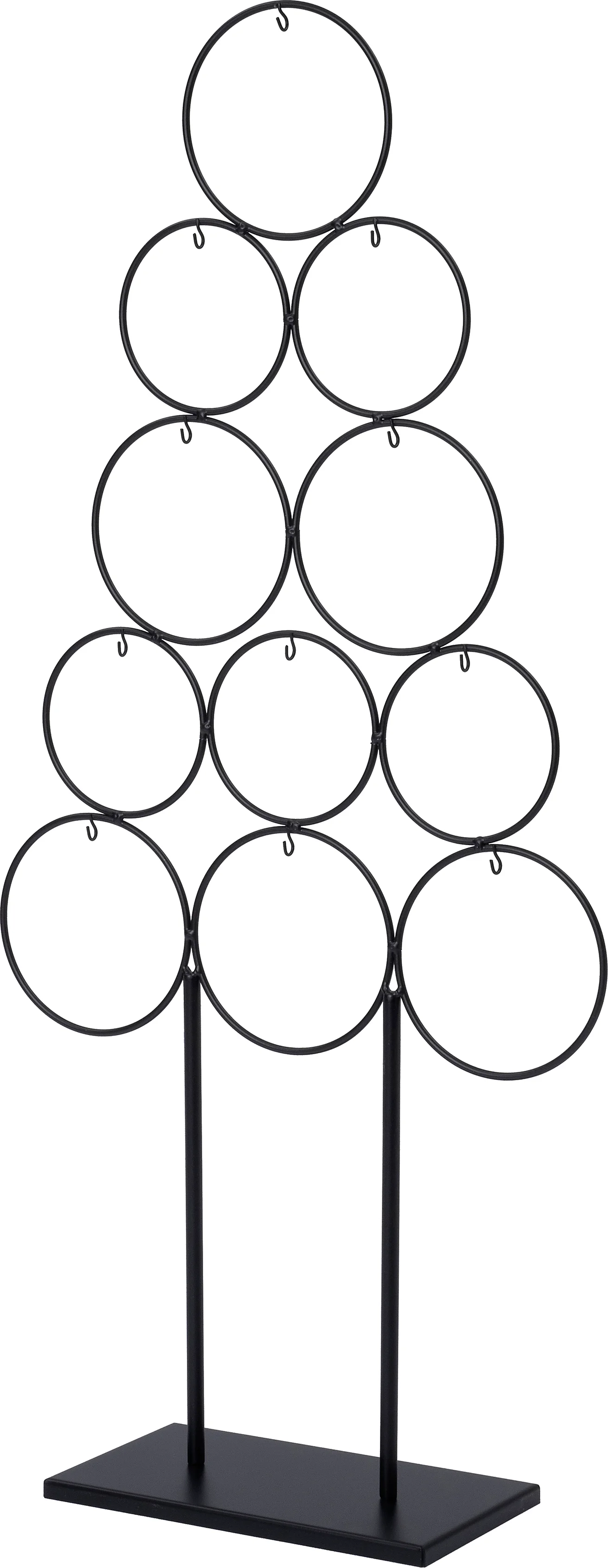 Intratuin kerstbal standaard Gera zwart 39 x 14 x 84 cm