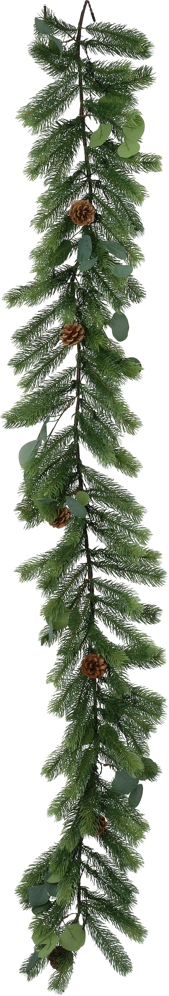 Intratuin guirlande dennenappels met 30 lampjes warm wit 180 x 26 x 26 cm