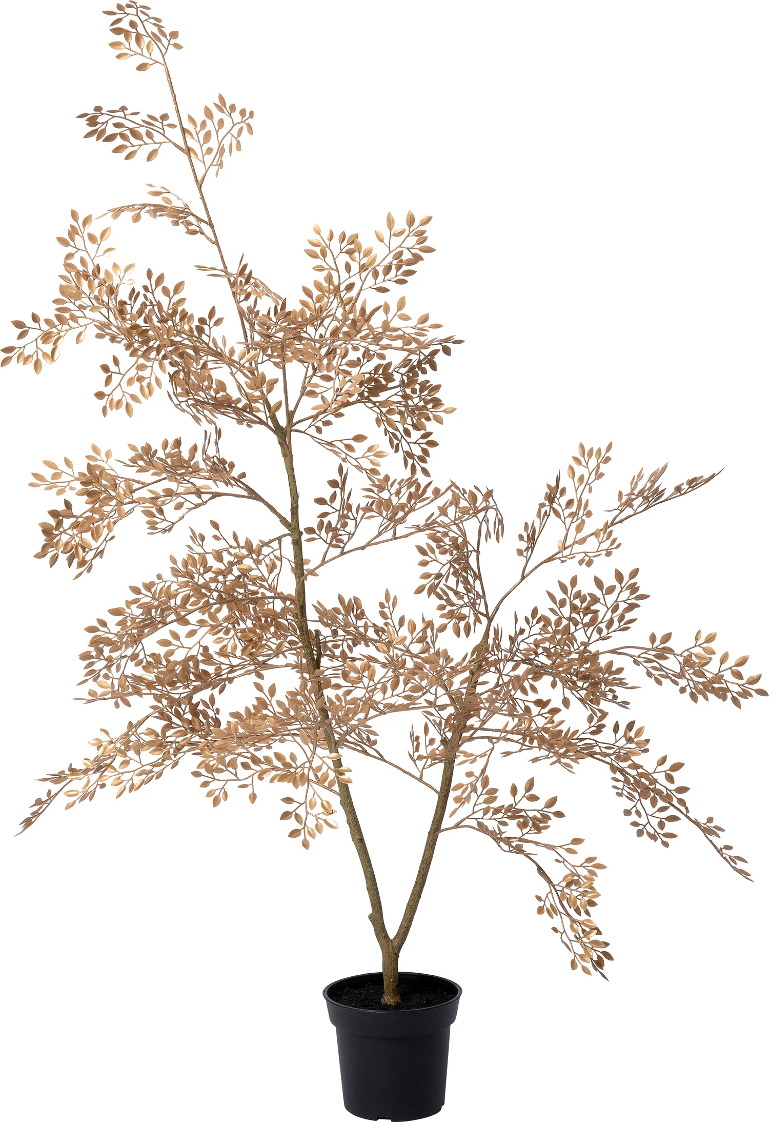 Intratuin kunstplant Moringaboom goud D 15 H 71 cm