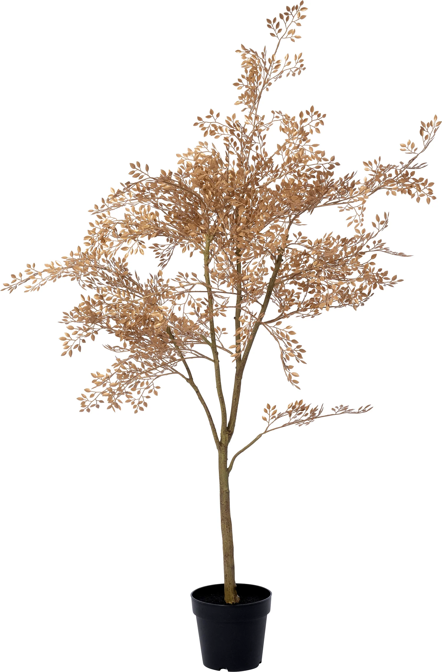 Intratuin kunstplant Moringaboom goud D 19 H 130 cm