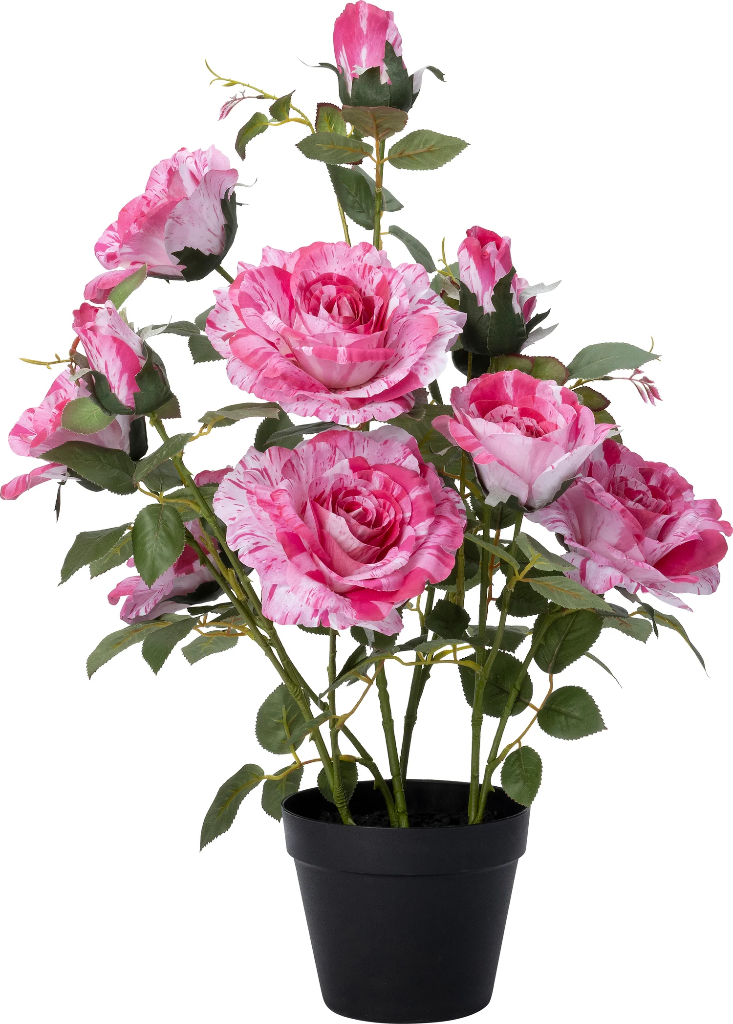 Intratuin kunstplant Roos roze D 15 H 70 cm