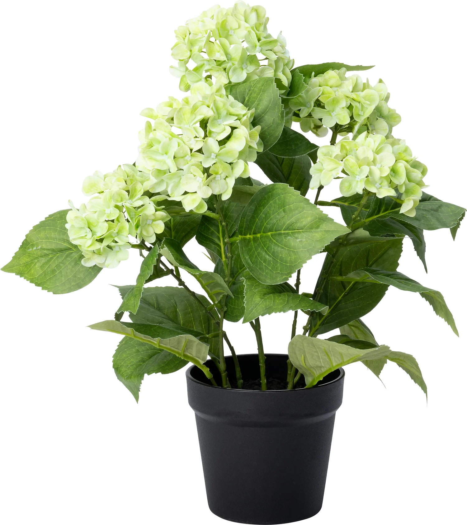 Intratuin kunstplant Hortensia groen D 15 H 50 cm