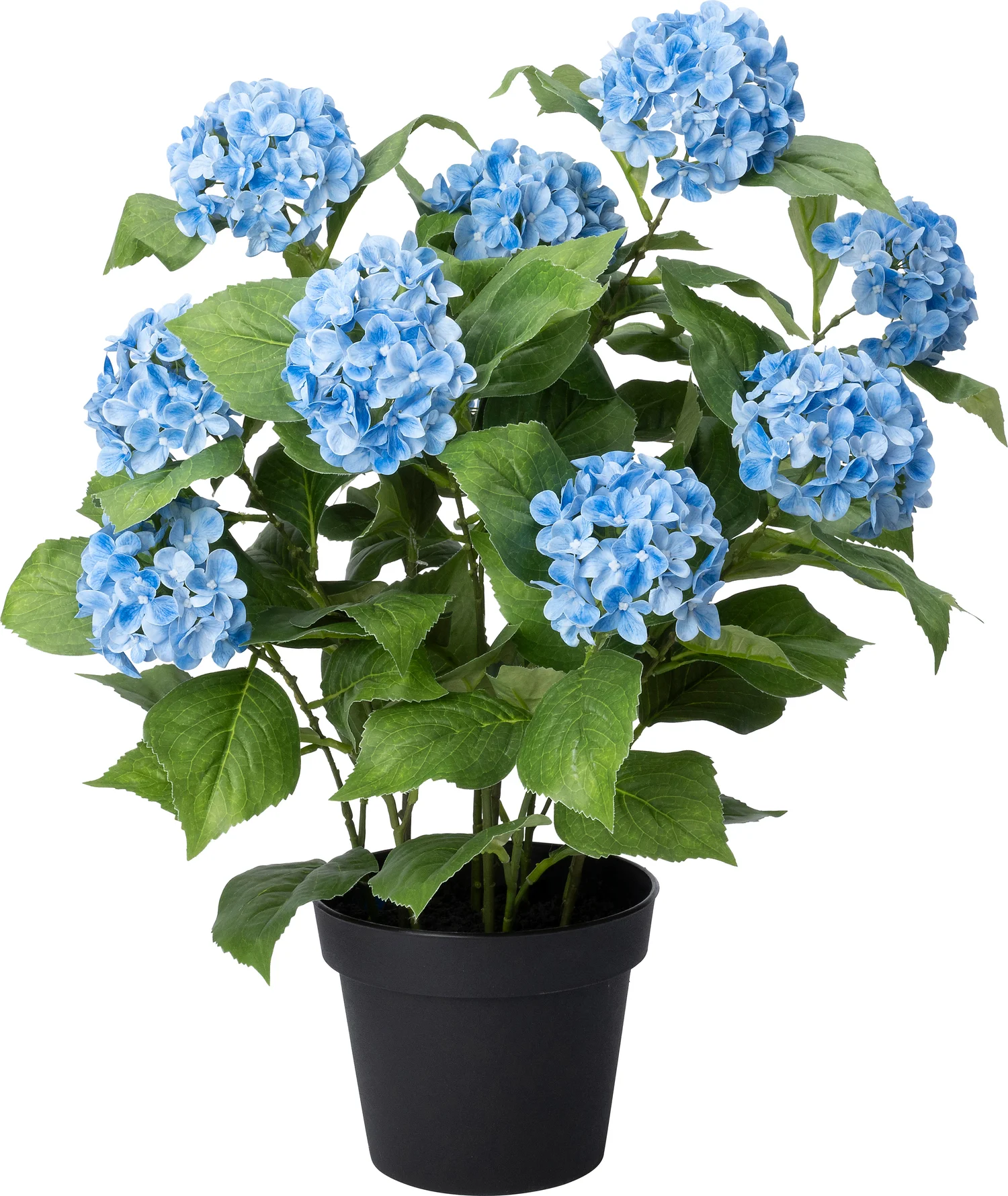 Intratuin kunstplant Hortensia blauw D 20 H 68 cm