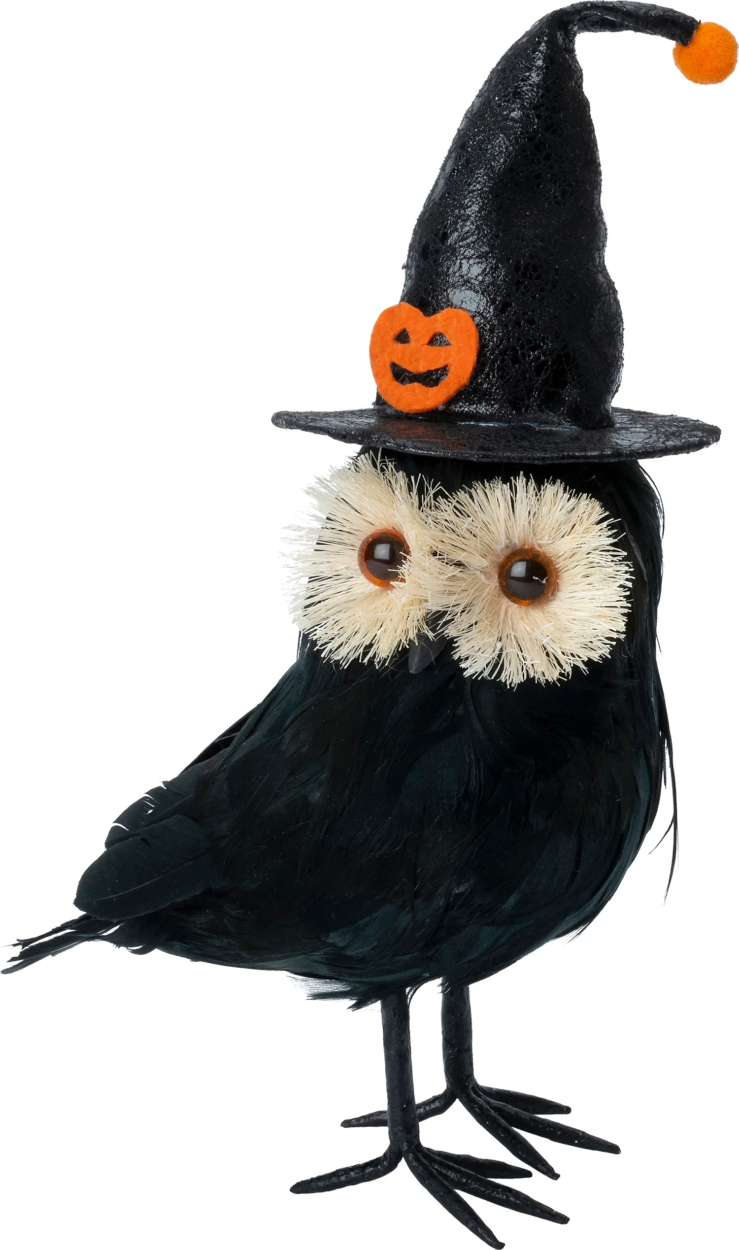 Intratuin halloween decoratie uil zwart 16 x 9 x 22 cm