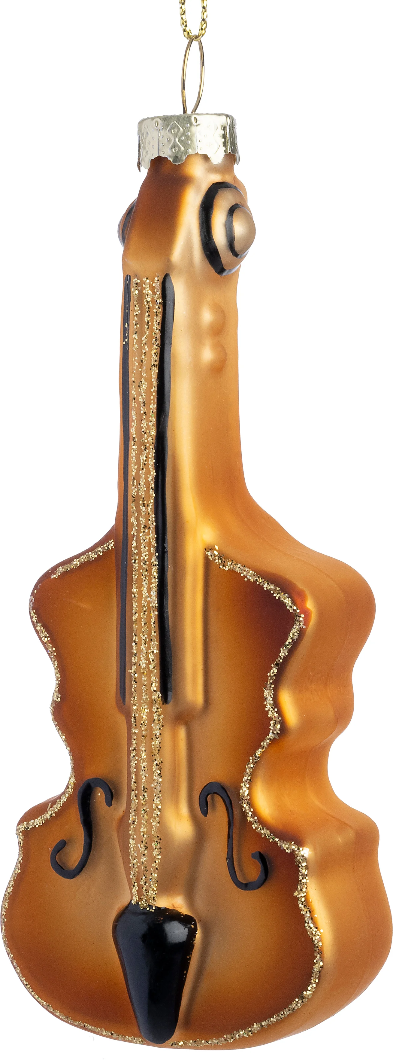 Intratuin kerst ornament cello goud 5 x 2,8 x 12,2 cm