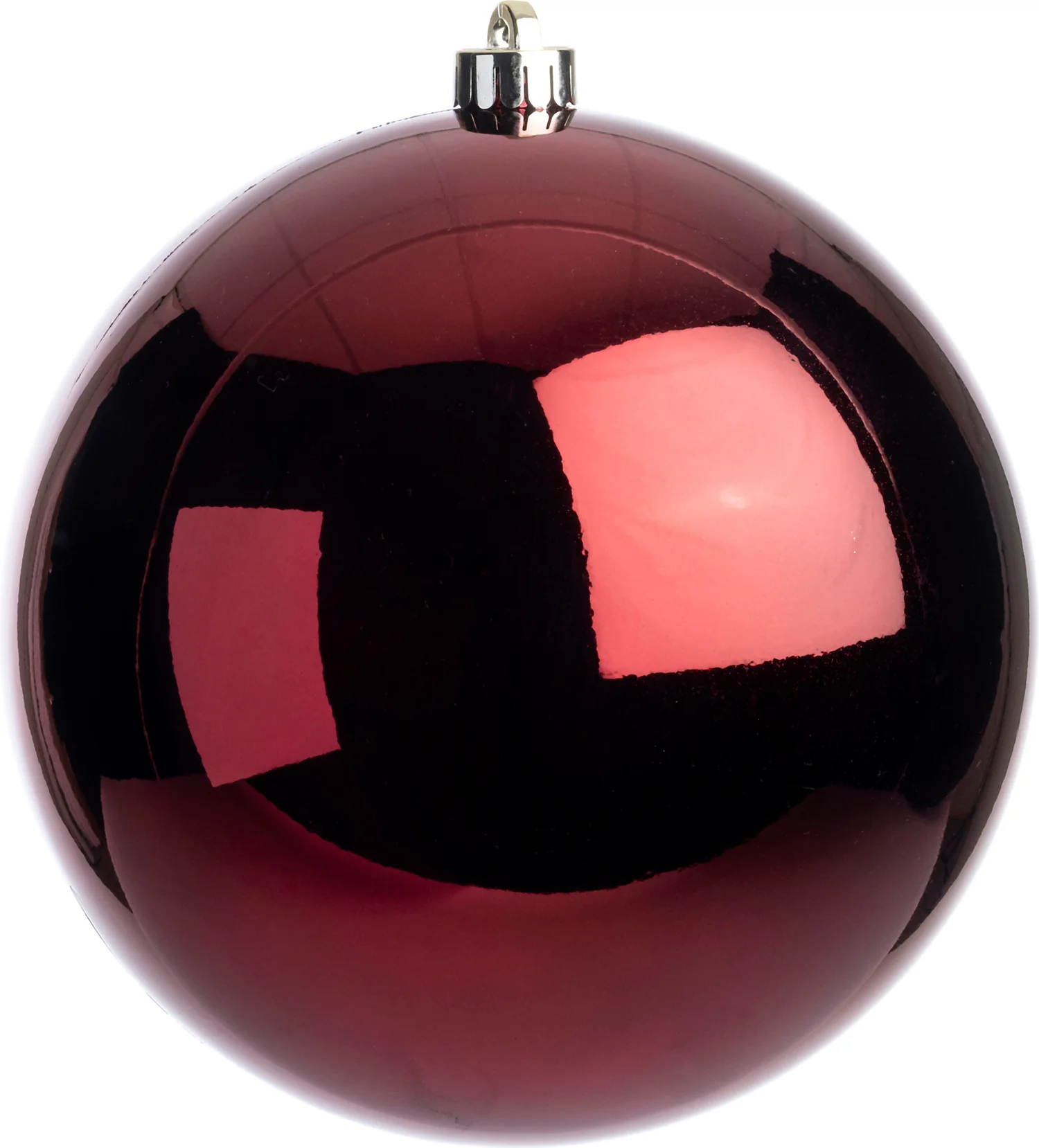 Intratuin kerstbal Hope magenta D 14 cm