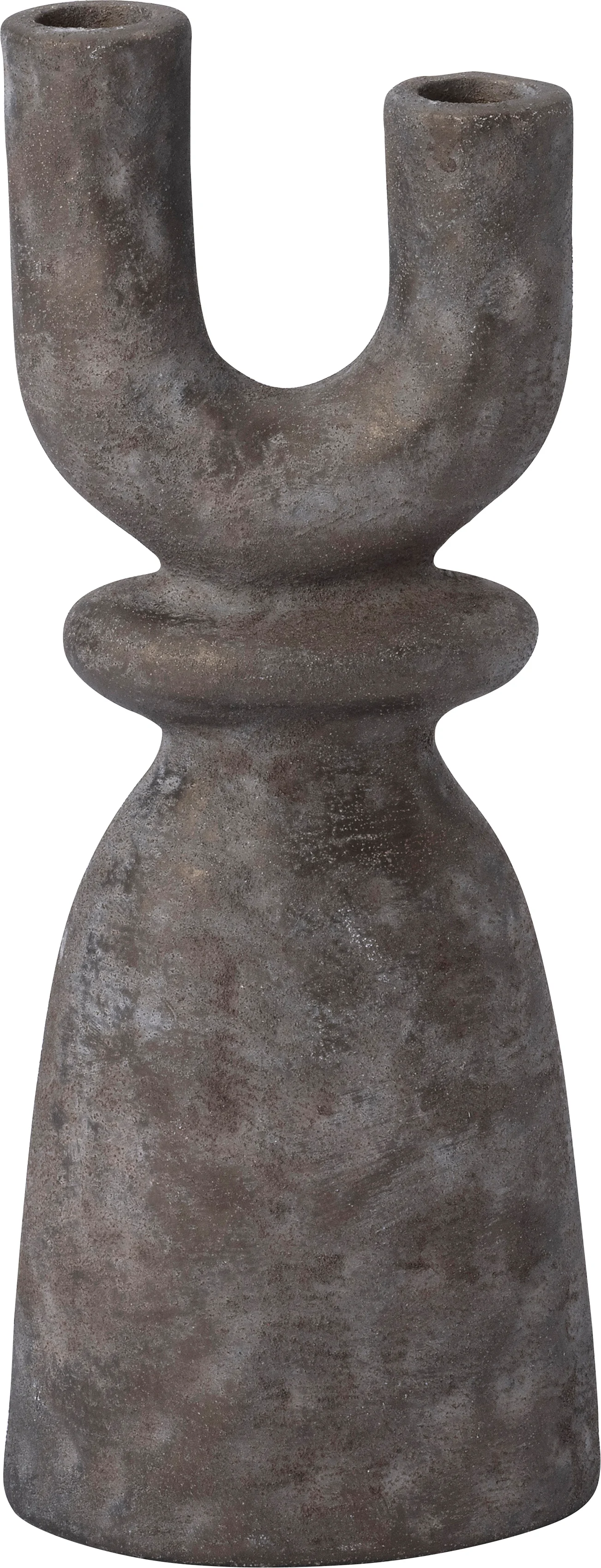 Intratuin kandelaar Nico grijs 12 x 8 x 30,5 cm