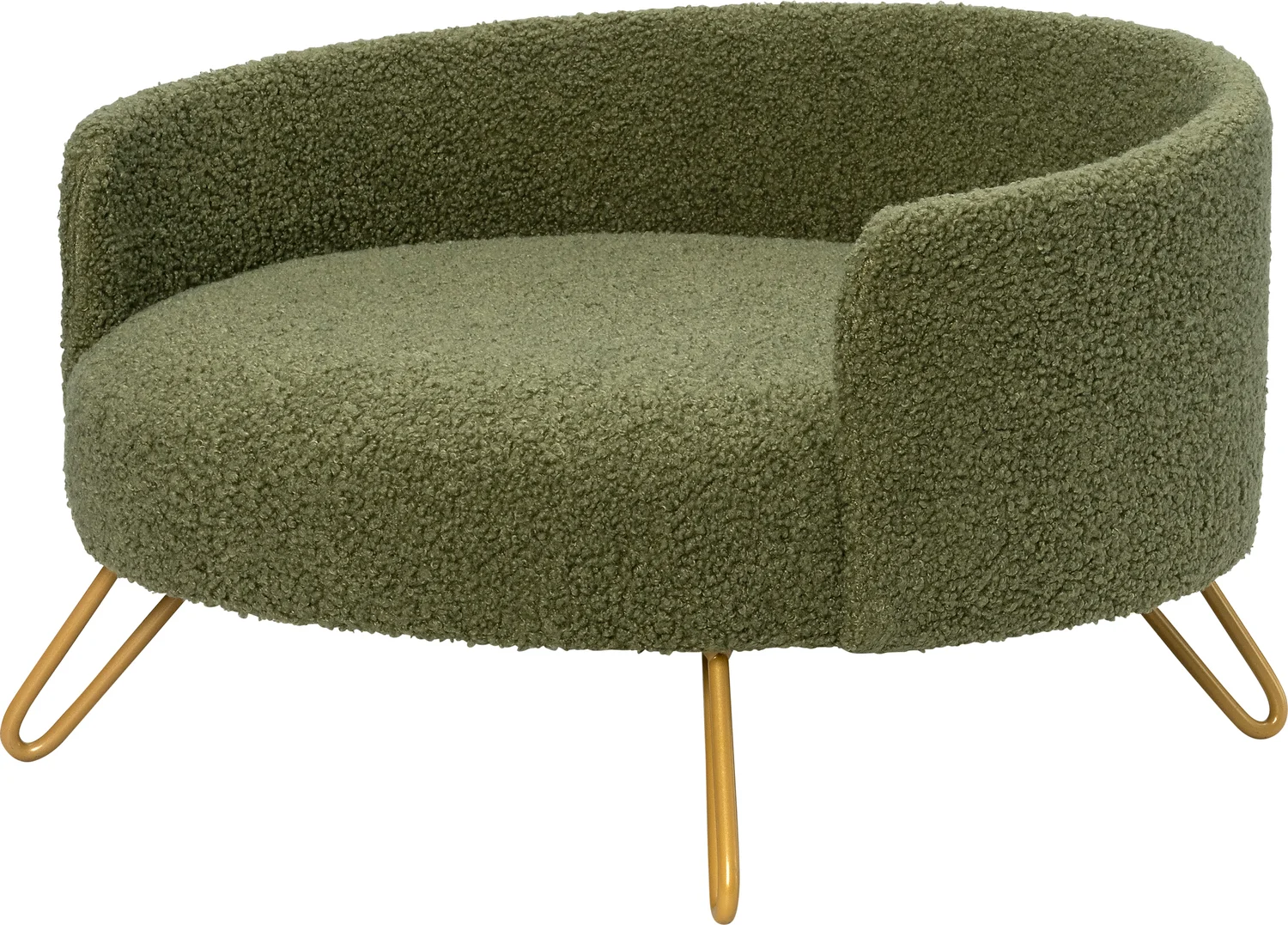 Intratuin honden- en kattenmand Sem groen 51,5 x 50,5 x 30,5 cm