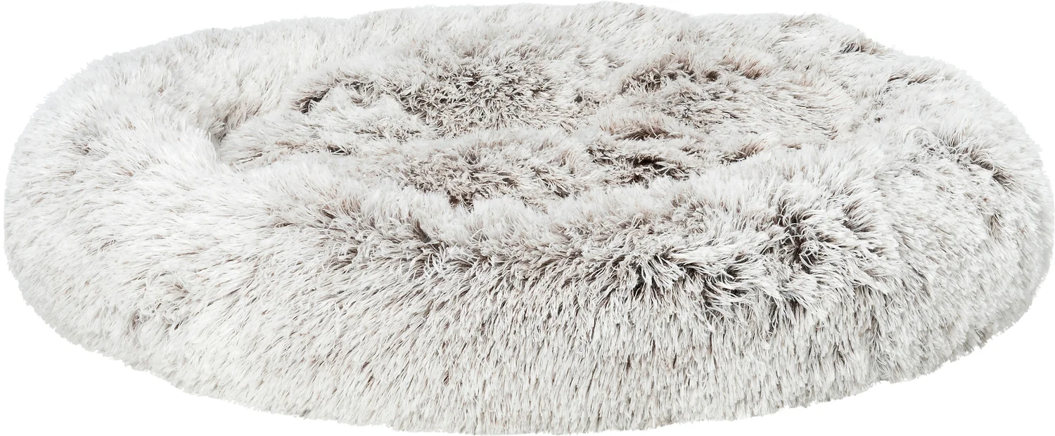 Intratuin hondenmand Claire wit/bruin D 58 H 14 cm
