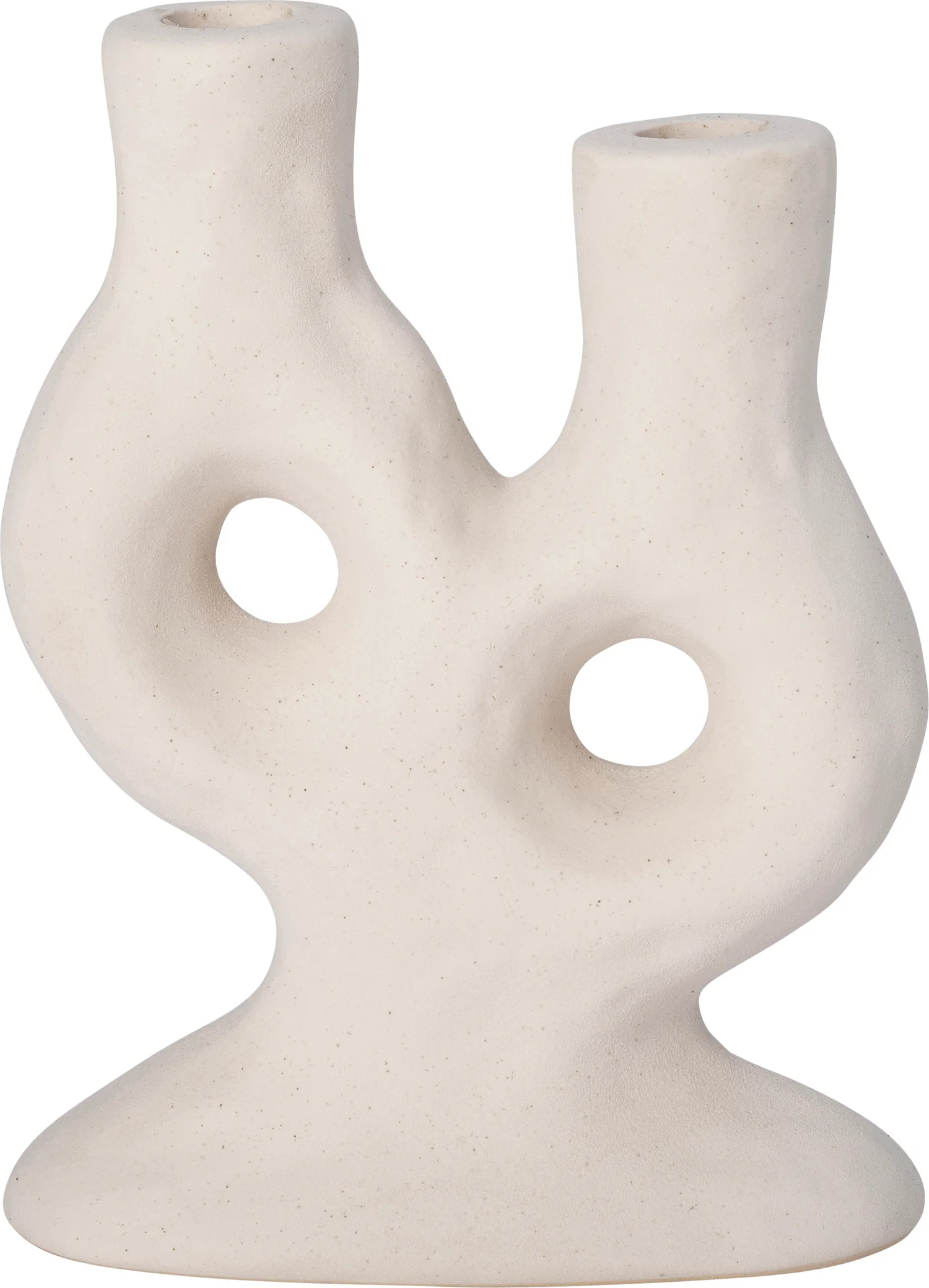 Intratuin kandelaar Elvita wit 14,8 x 7,5 x 20 cm