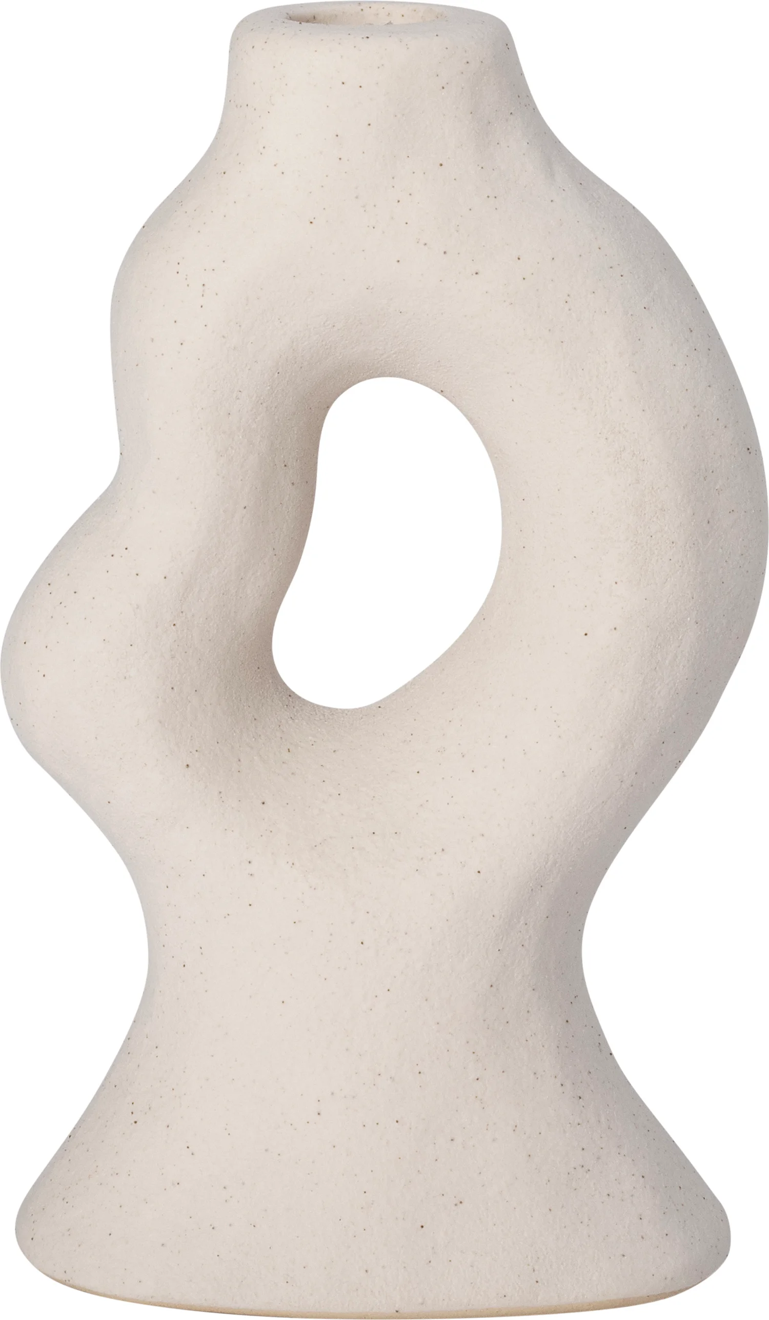 Intratuin kandelaar Elvita wit 10,5 x 7 x 17,5 cm